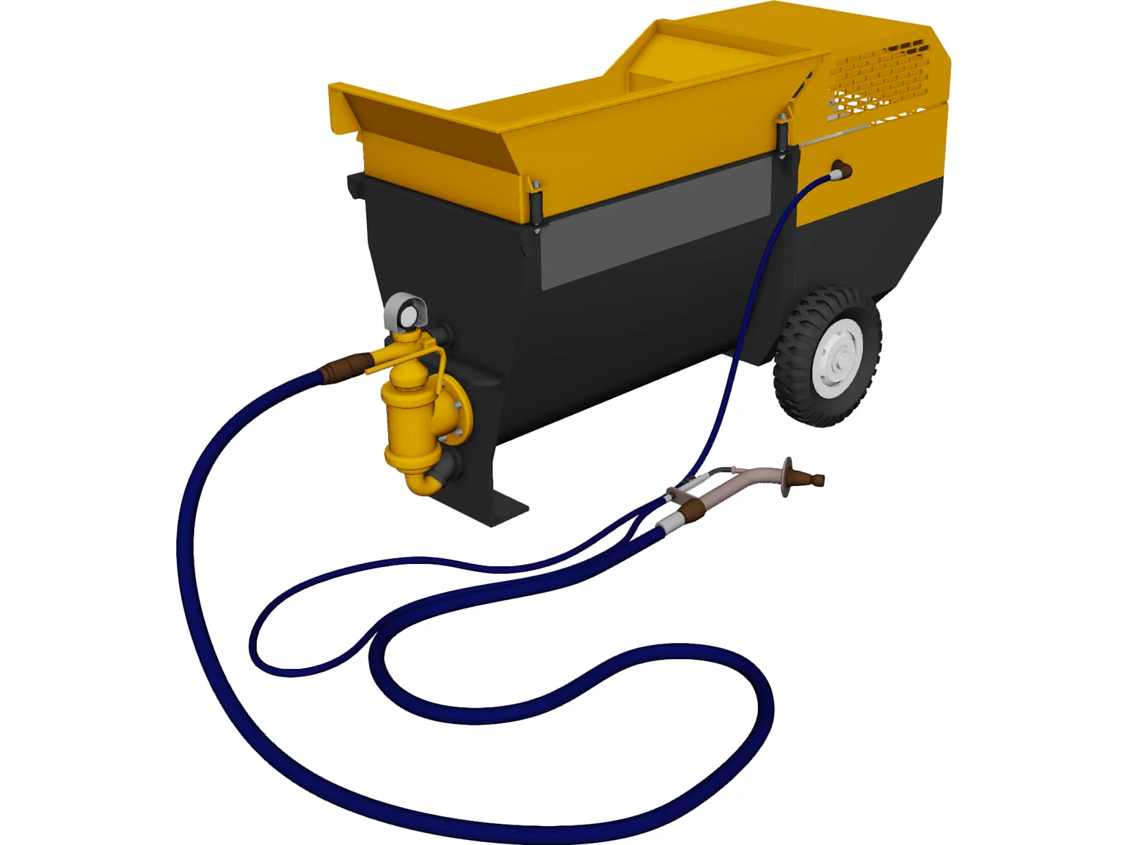 Turbosol Water Pump 3D Model main preview