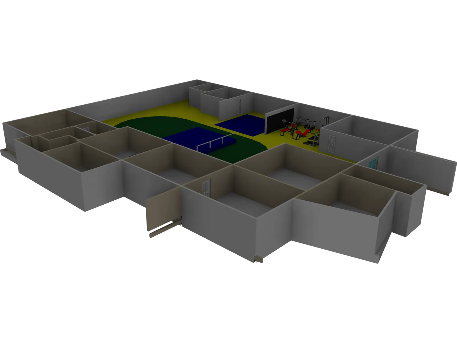 Trend Mill 3D Model main preview