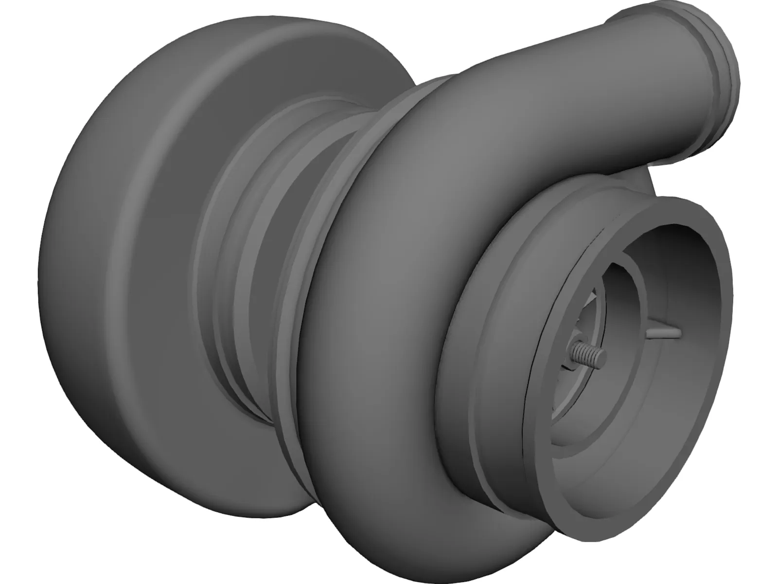Turbo T06 3D Model main preview