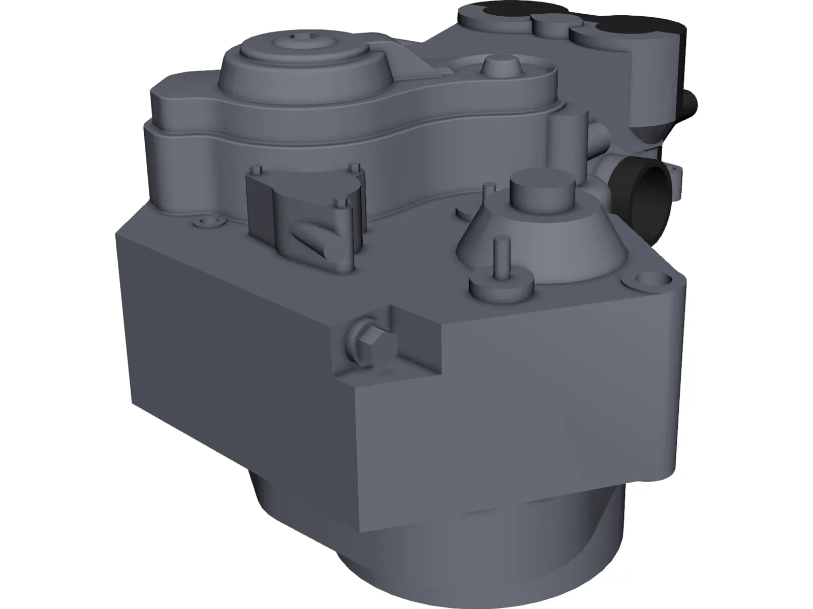 KTM 505 XC Engine 3D Model main preview