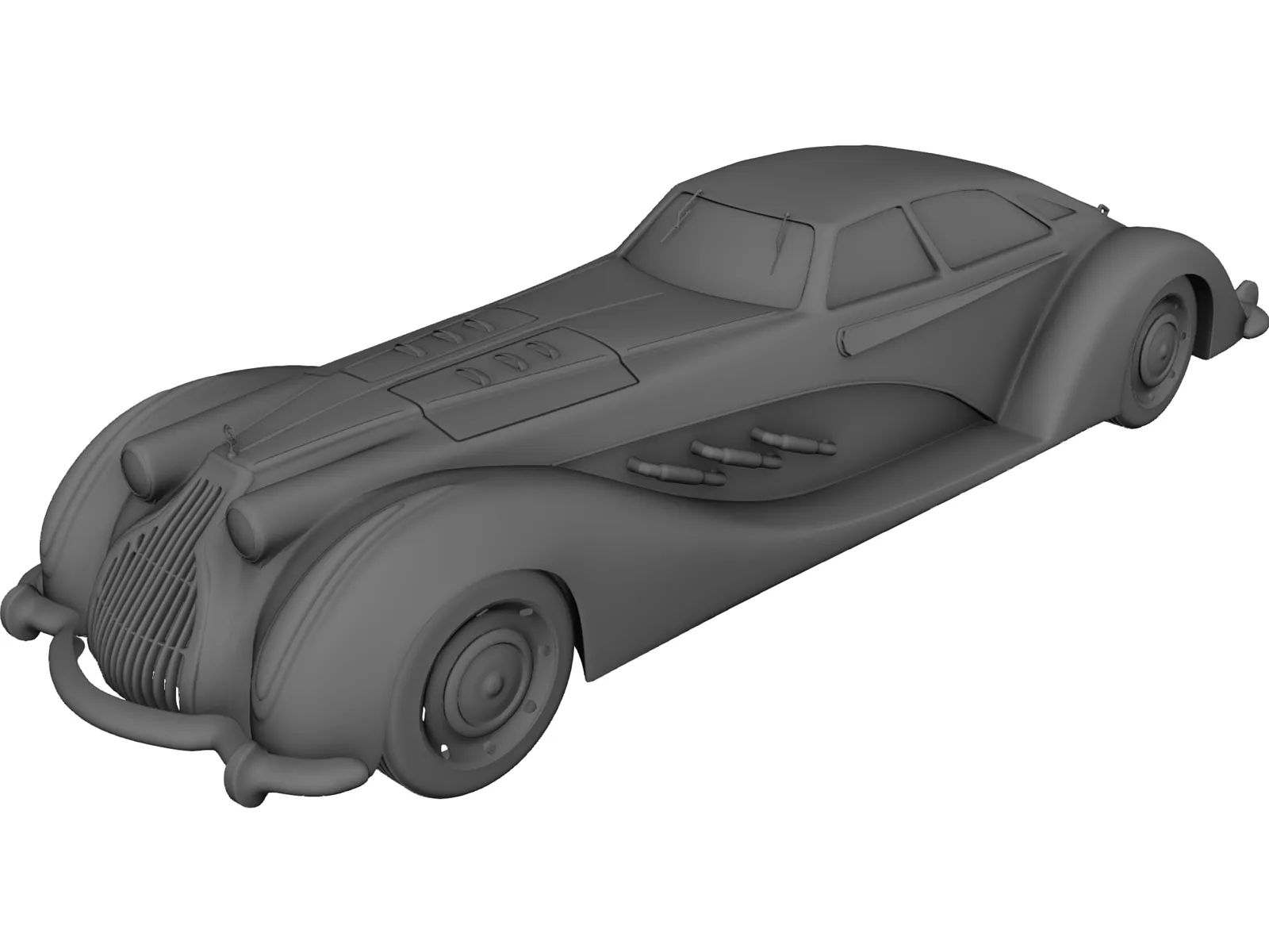 Oldtimer Concept 3D Model main preview