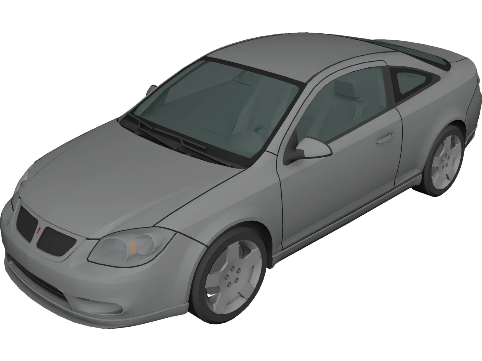 Pontiac G5 (2010) 3D Model main preview