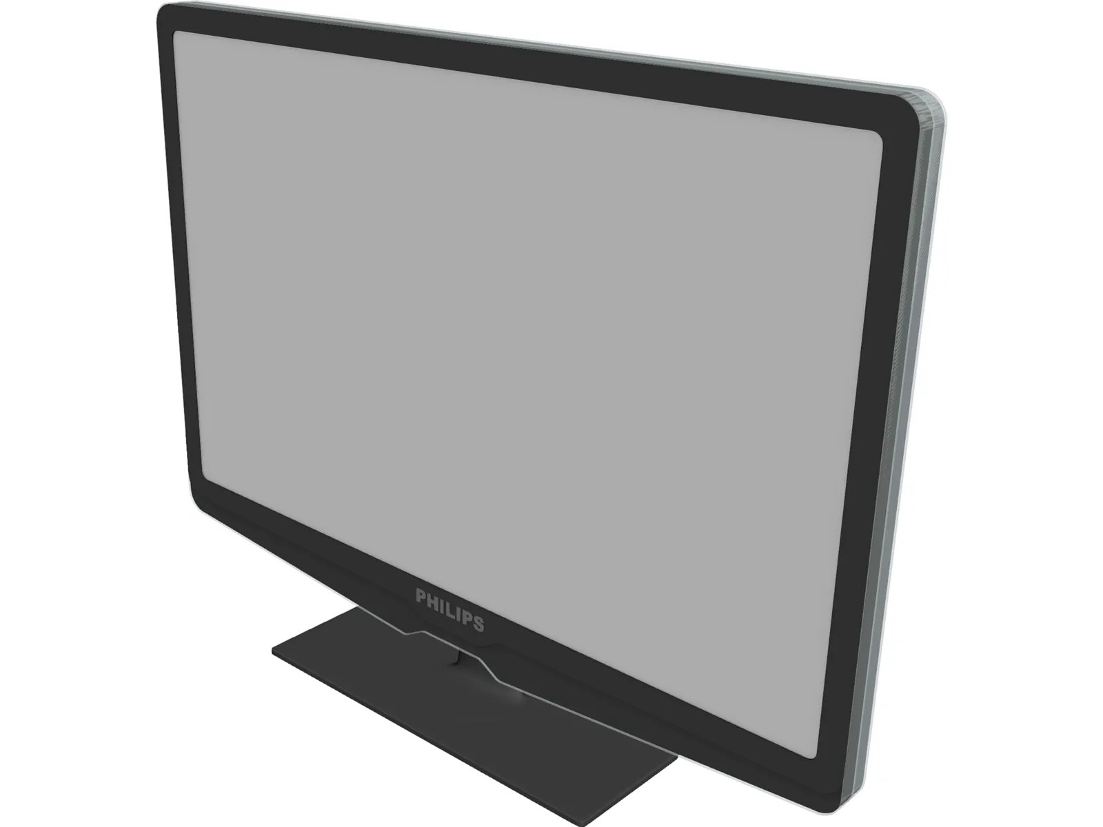 Philips LCD TV 3D Model main preview