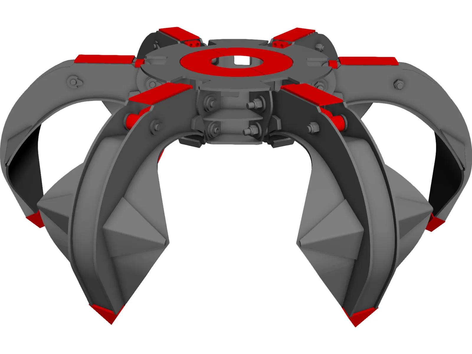 Hydraulic Polyp Grab 3D Model main preview