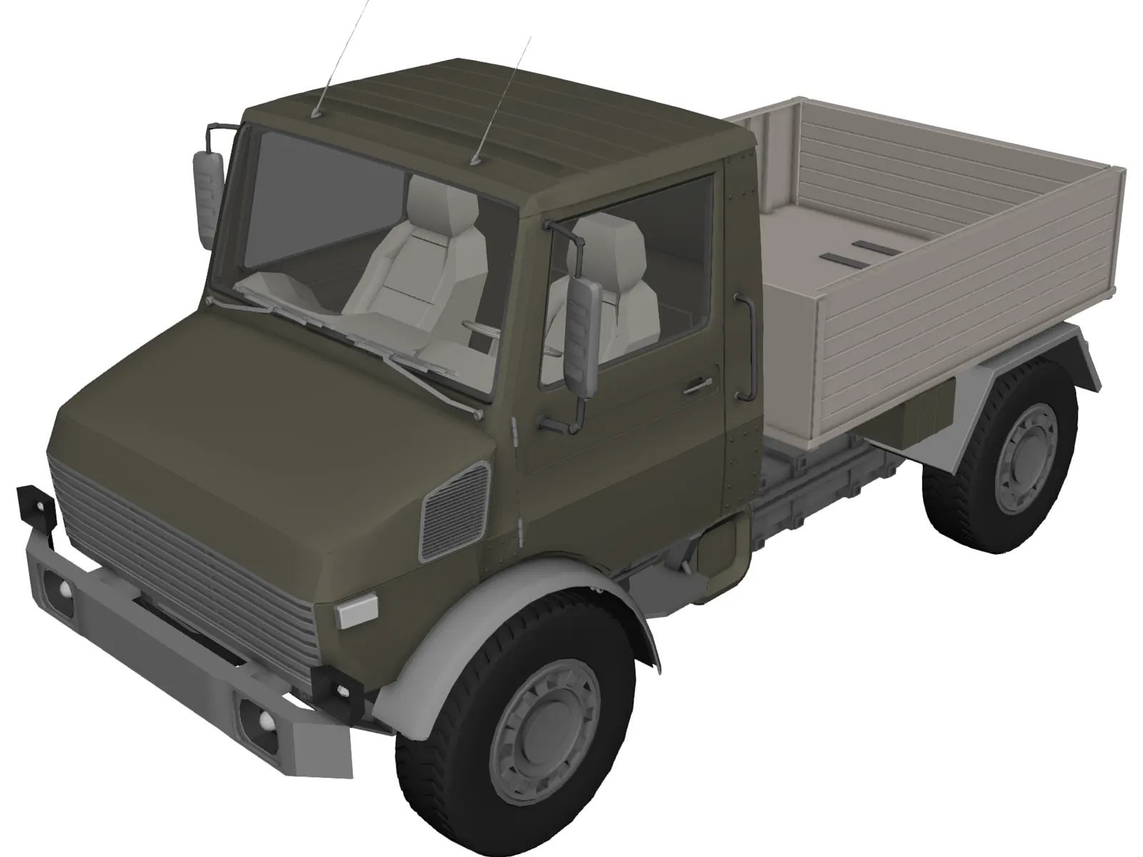 Pick-Up Truck 3D Model main preview