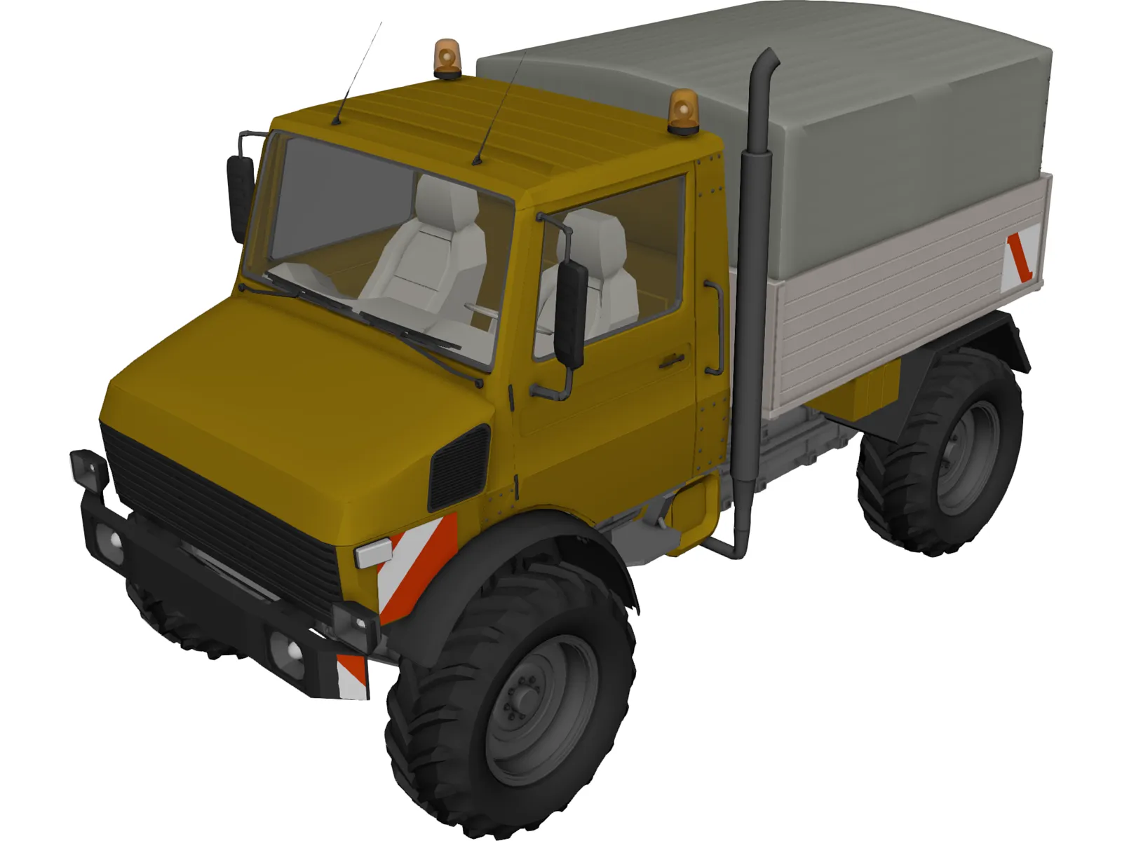 Pick-Up Truck 3D Model main preview