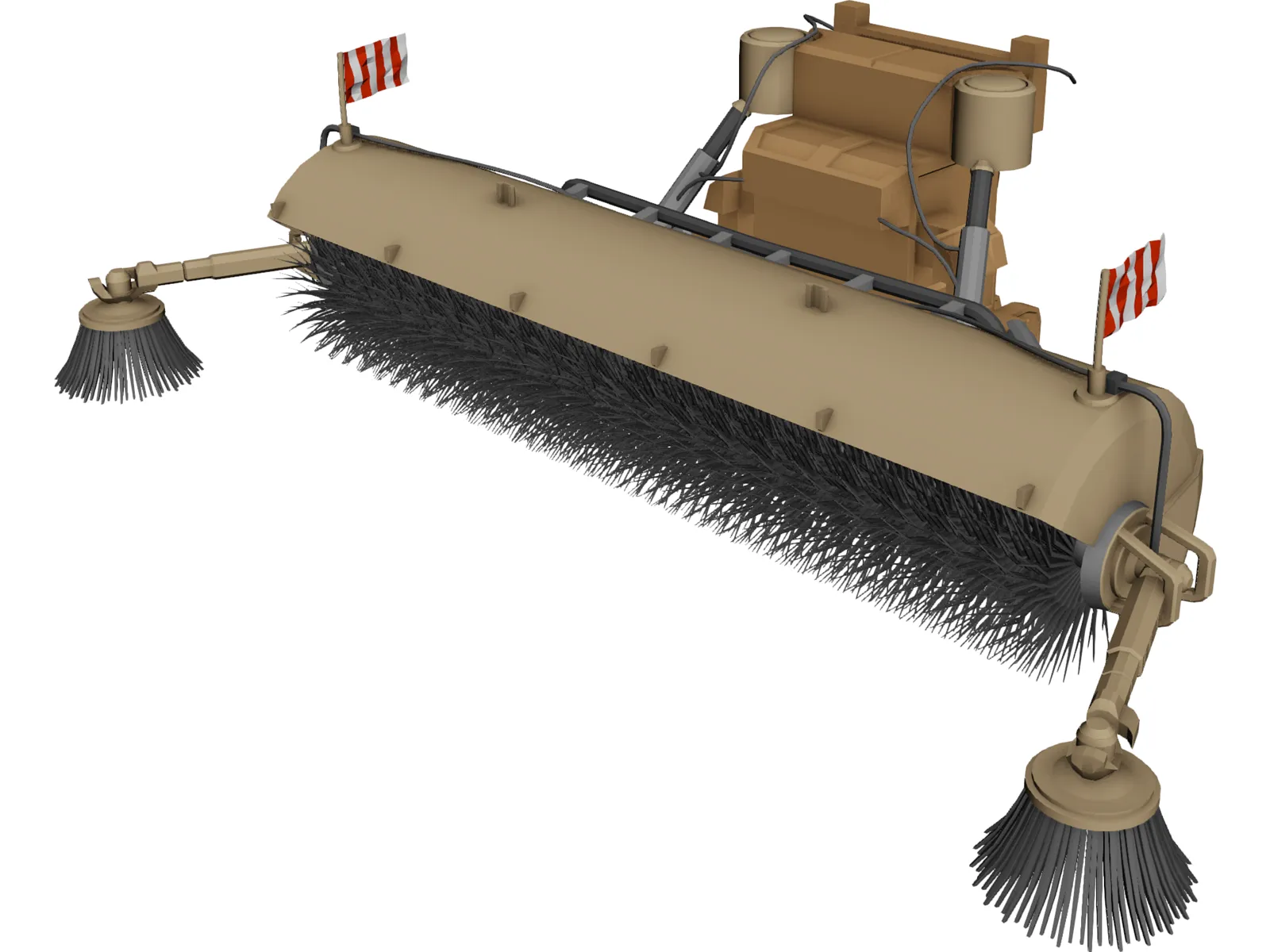 Street Sweep 3D Model main preview
