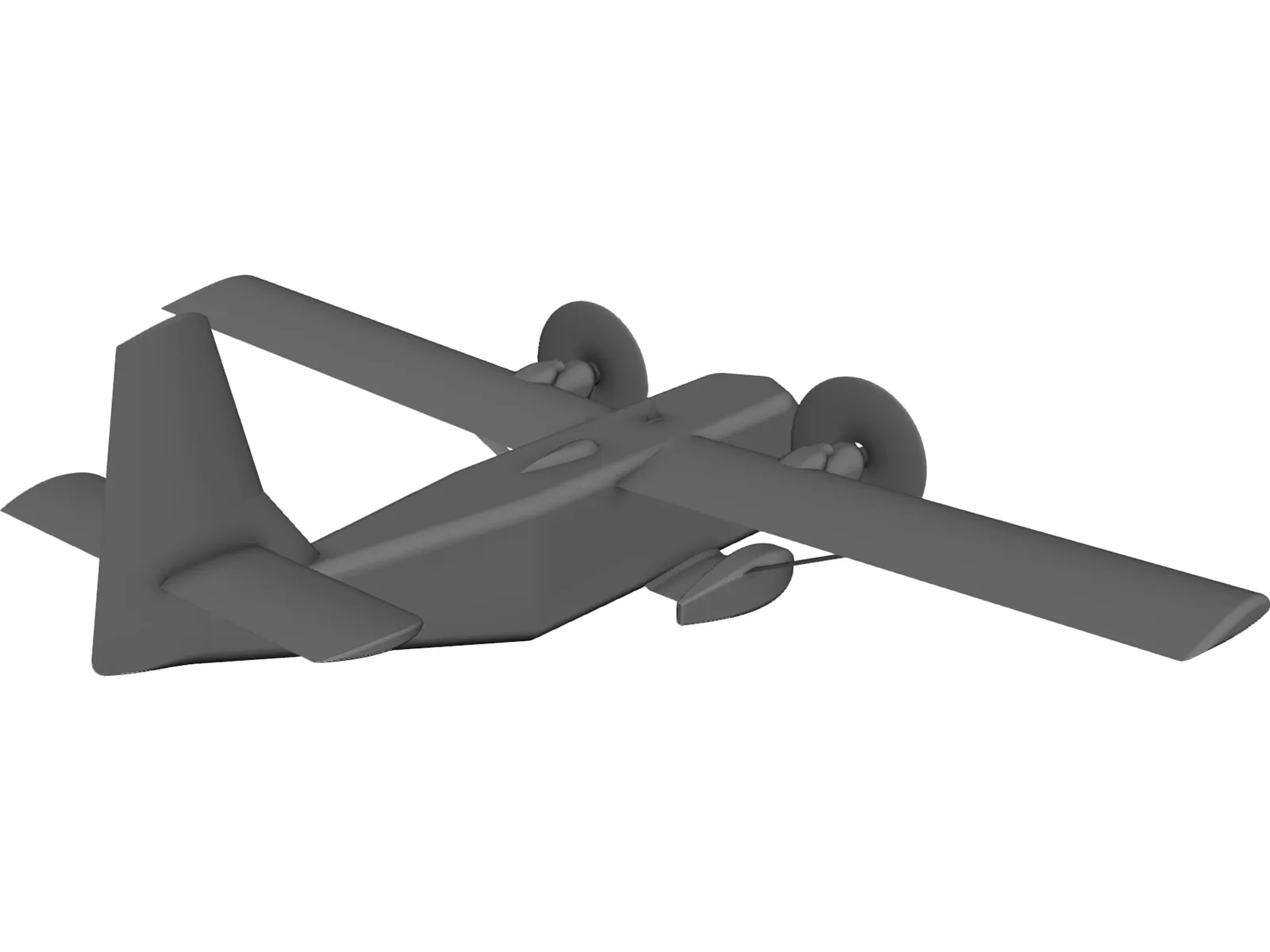 Australian GAF N22 Nomad 3D Model main preview