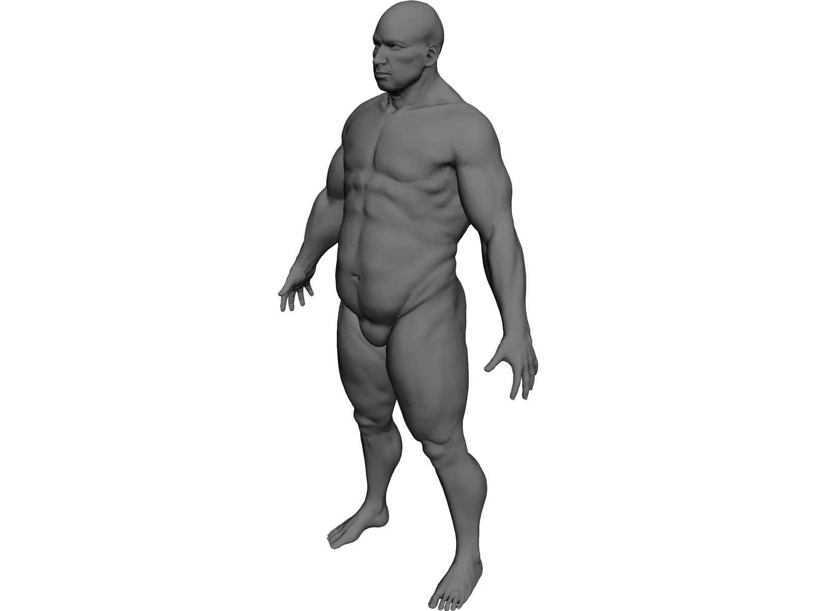 Man 3D Model main preview