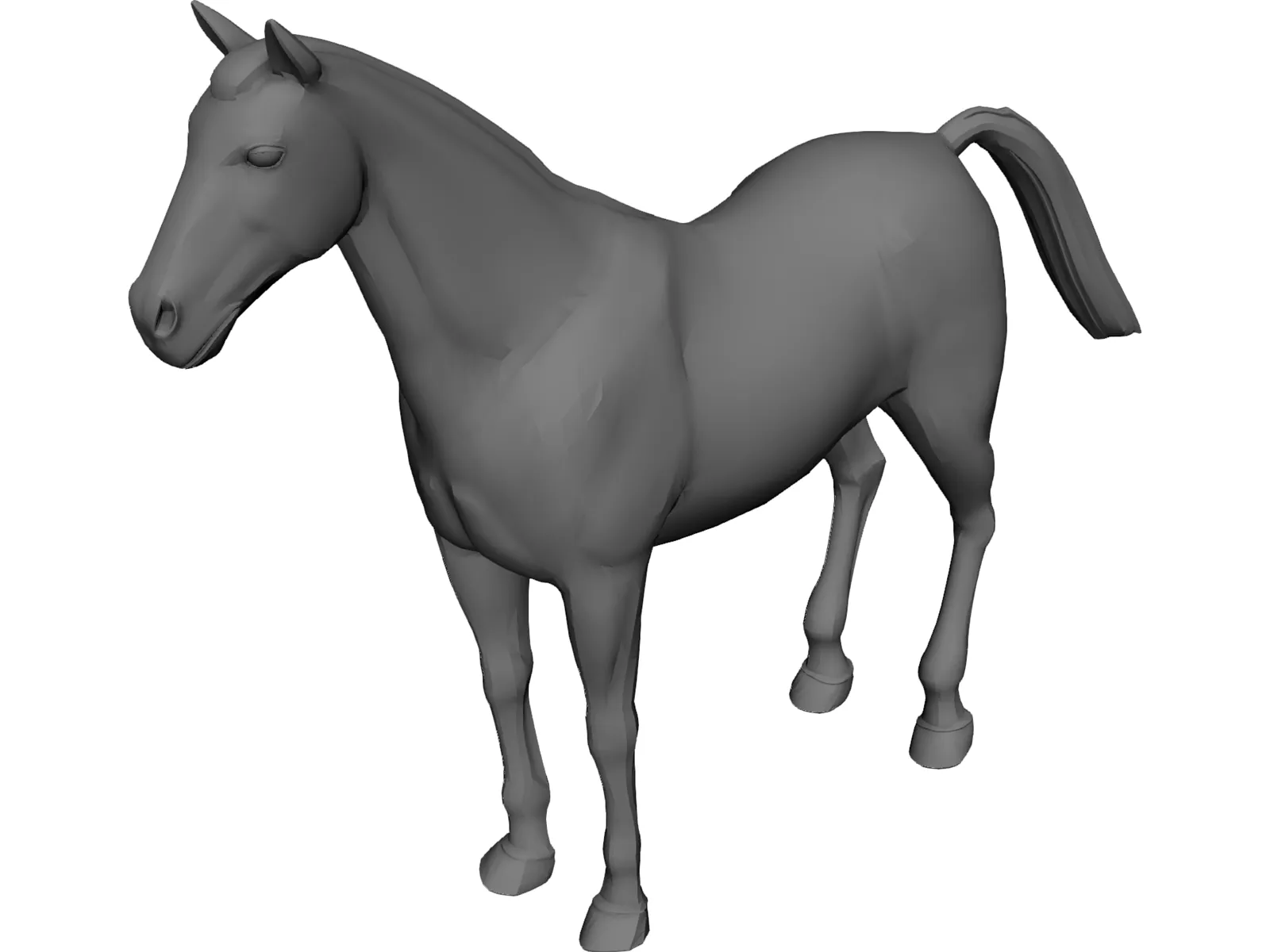 Horse 3D Model main preview