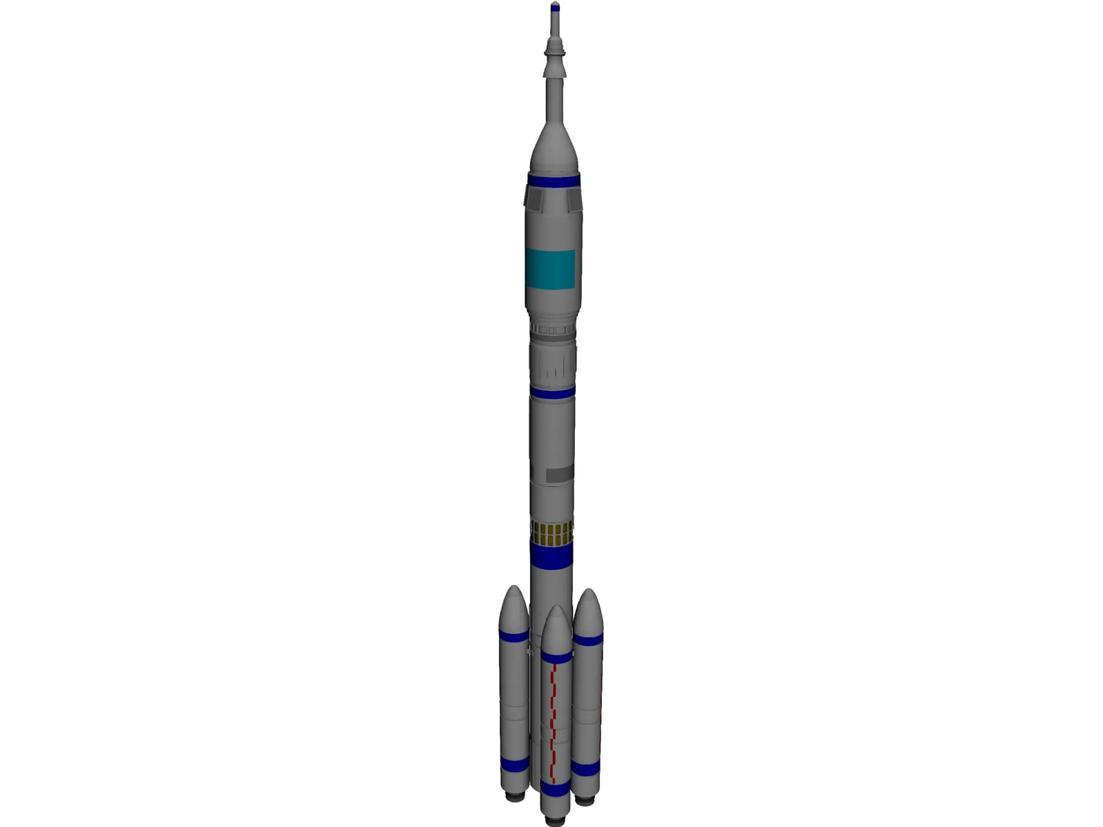 CZ-2F 3D Model main preview
