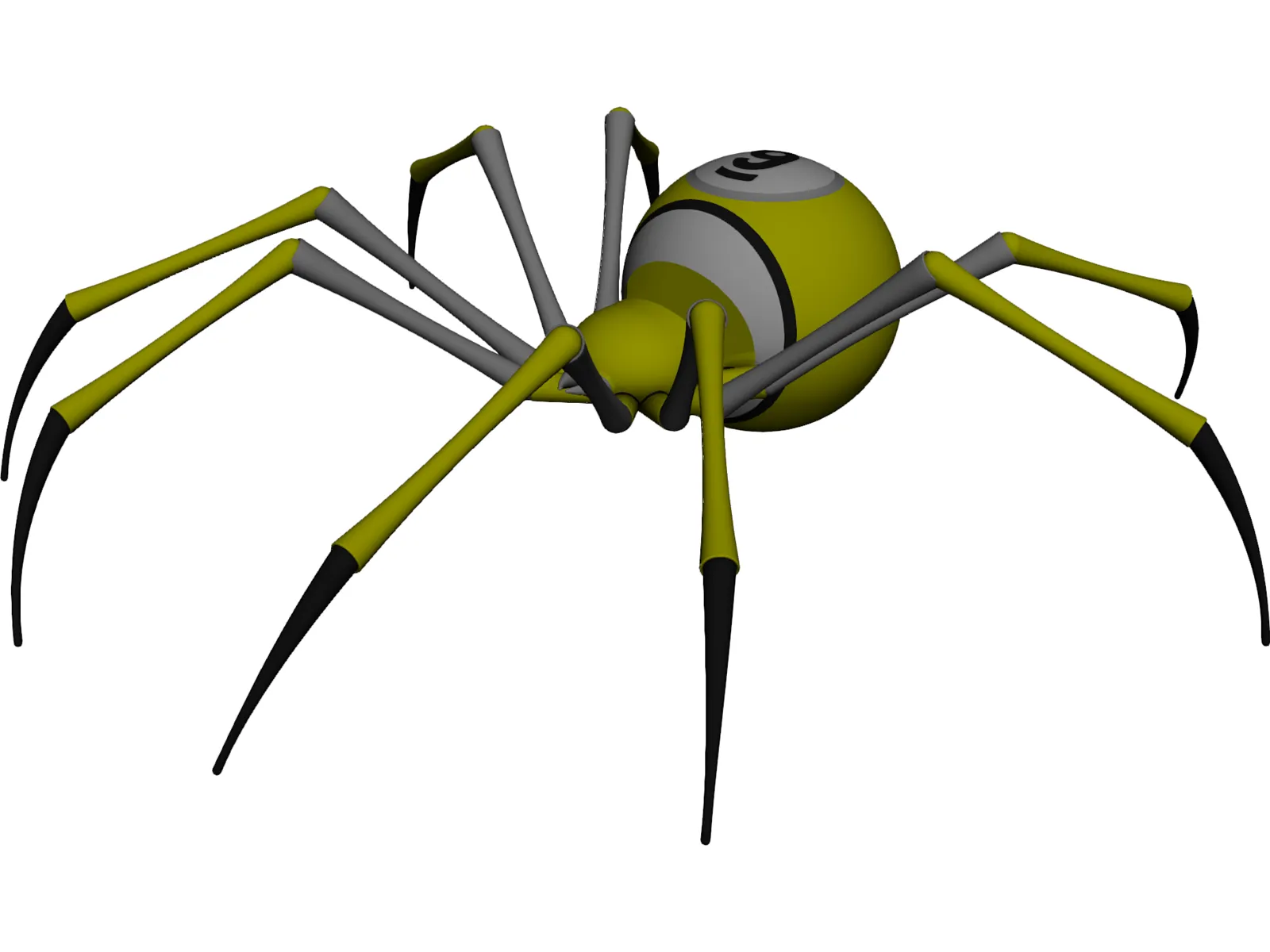 9ball Spider 3D Model main preview