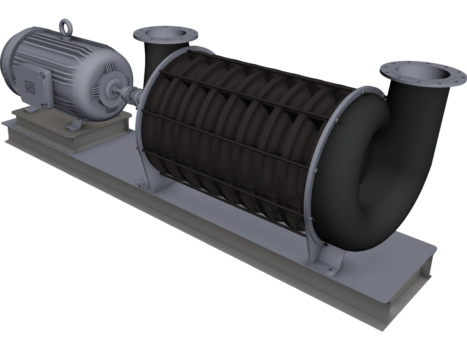 HSI Centrifugal Blower 3D Model main preview
