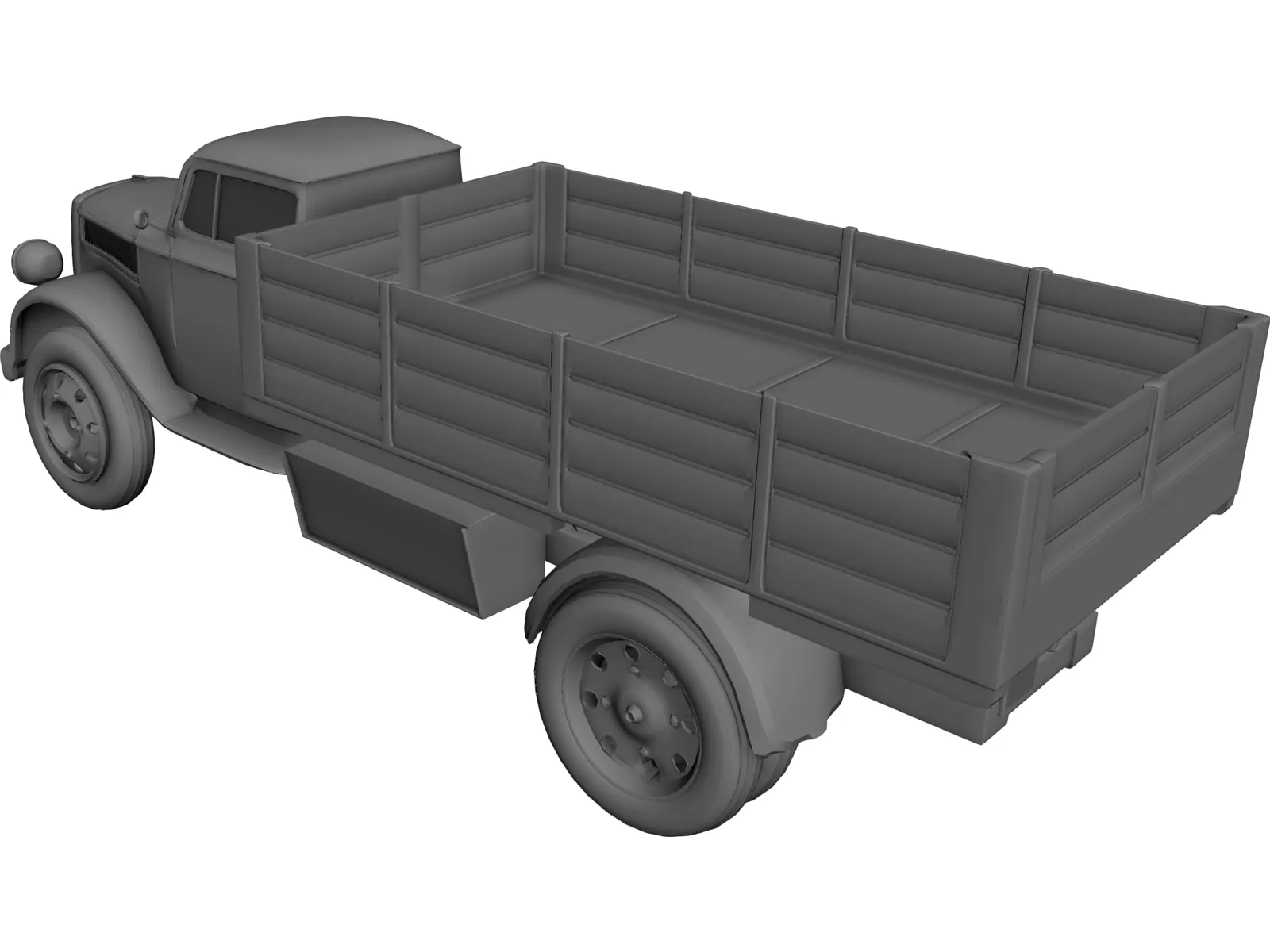Opel Blitz 3D Model main preview