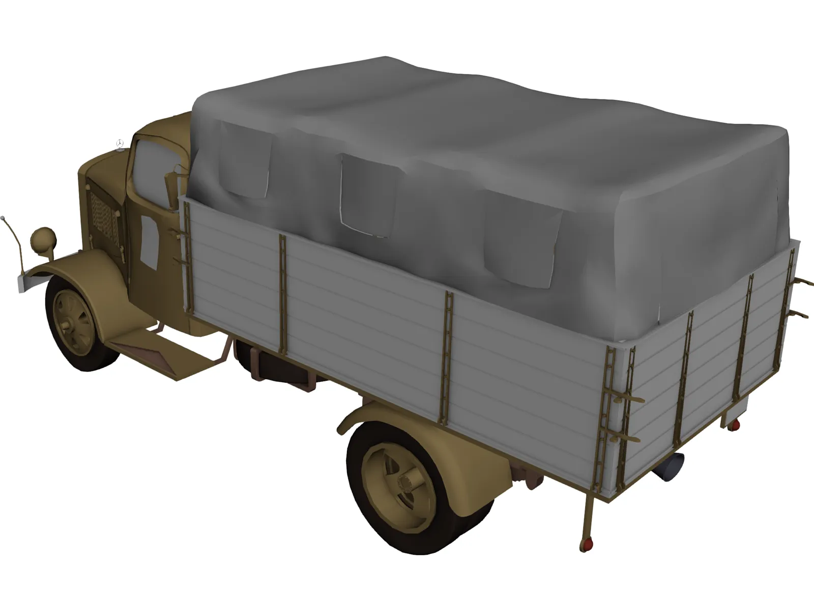 Mercedes-Benz L3000 3D Model main preview