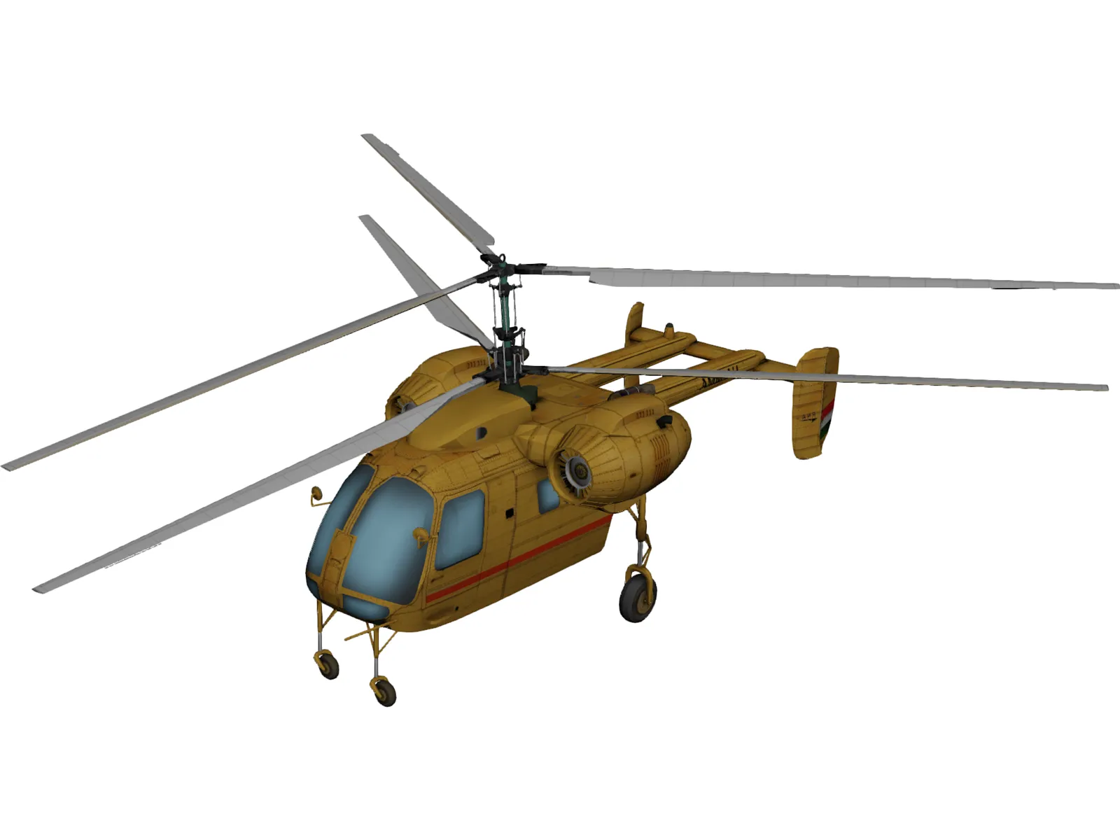 Kamov Ka-26 3D Model main preview