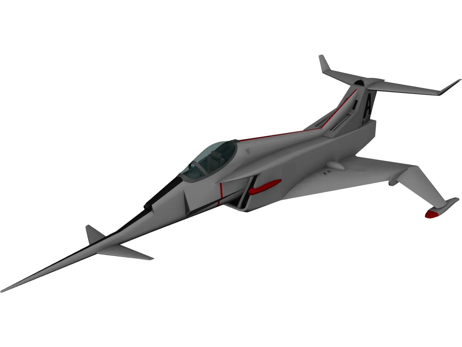 Angel Interceptor 3D Model main preview