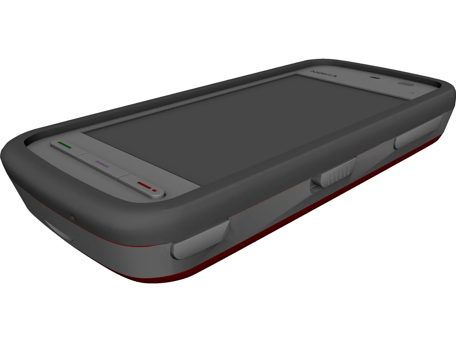 Nokia XPress Phone 3D Model main preview