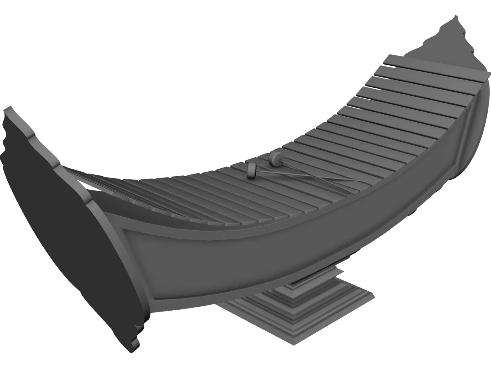 Khmer Music Tool 3D Model main preview