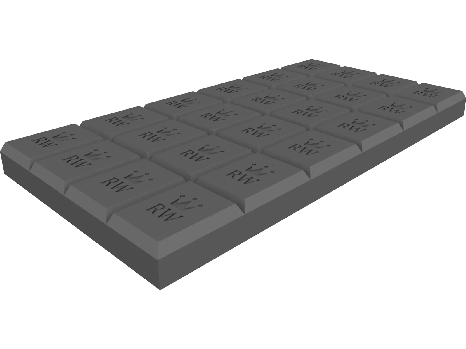 Chocolat 3D Model main preview