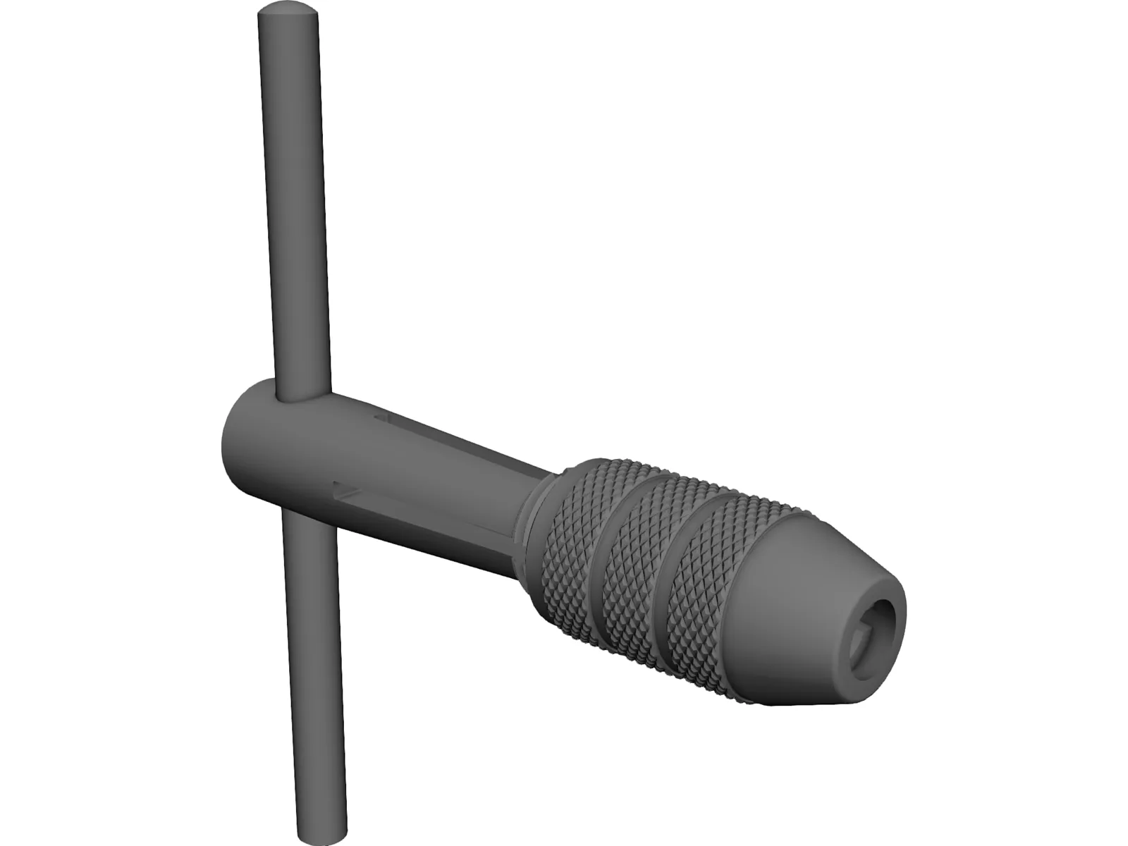 Chuck Tap Wrench 3D Model main preview