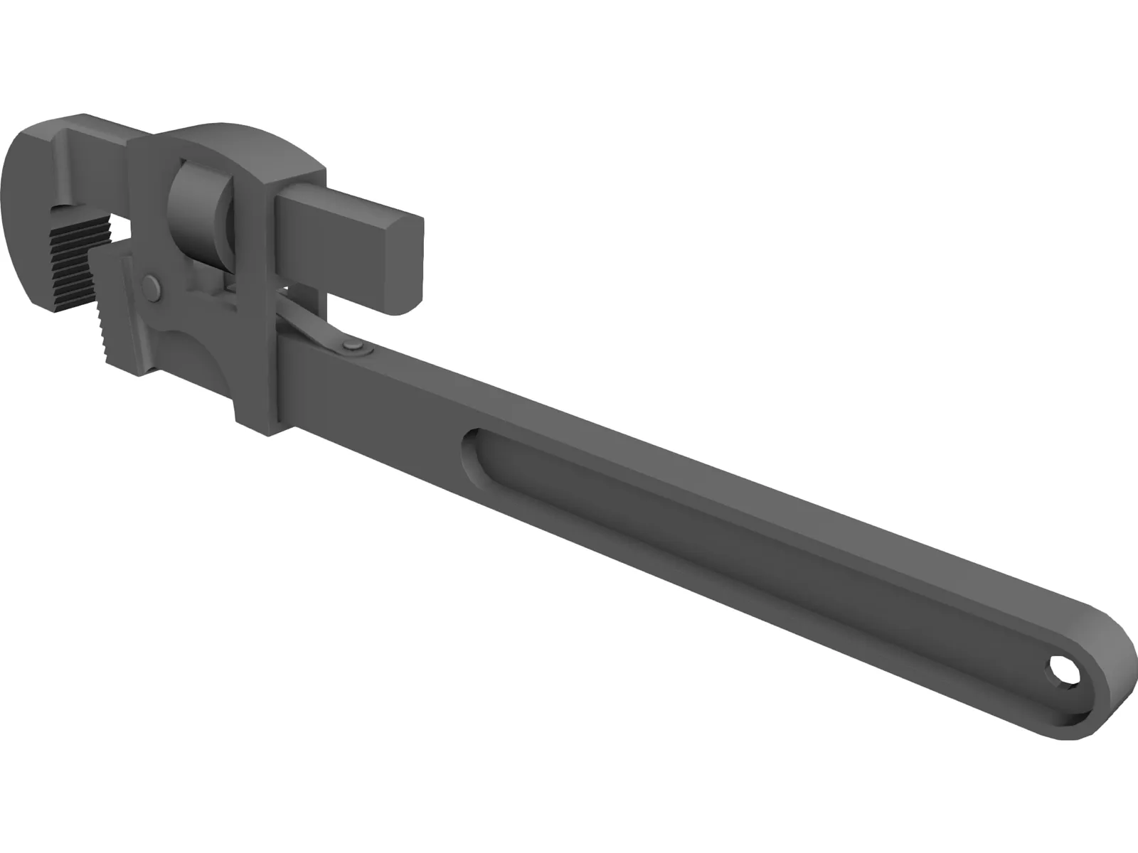 Pipe Wrench 3D Model main preview