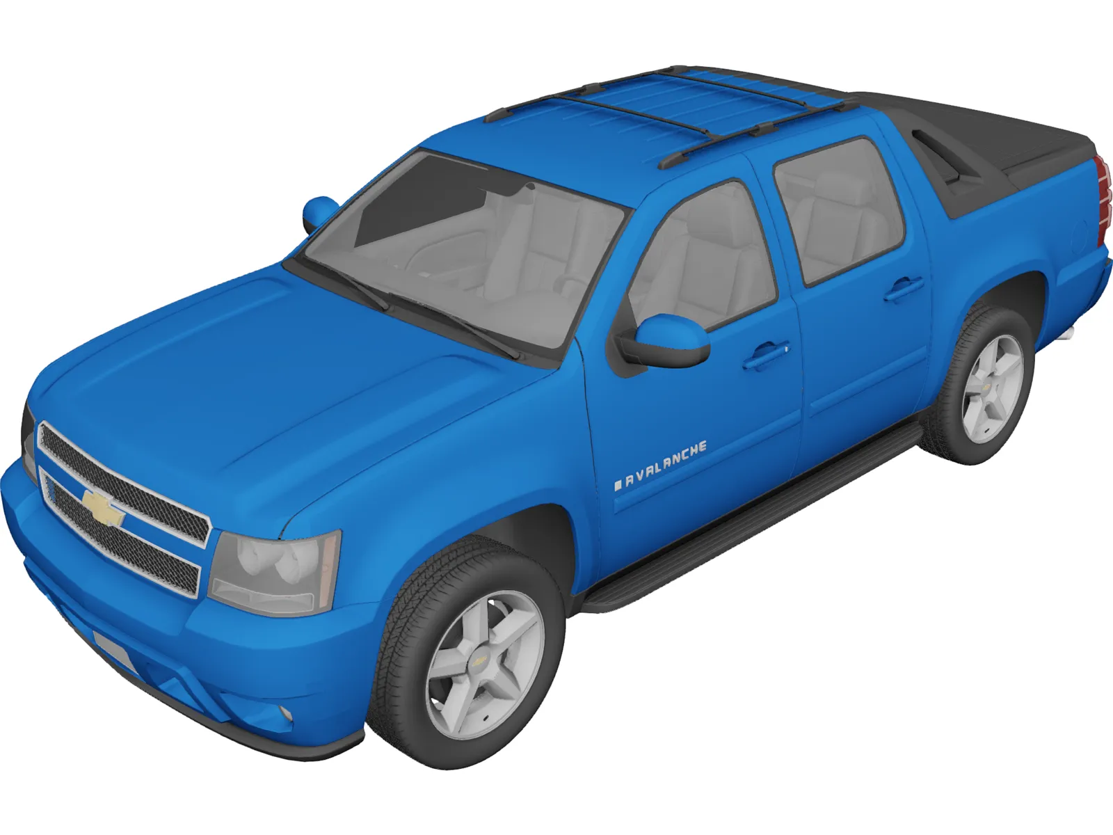 Chevrolet Avalanche (2010) 3D Model main preview