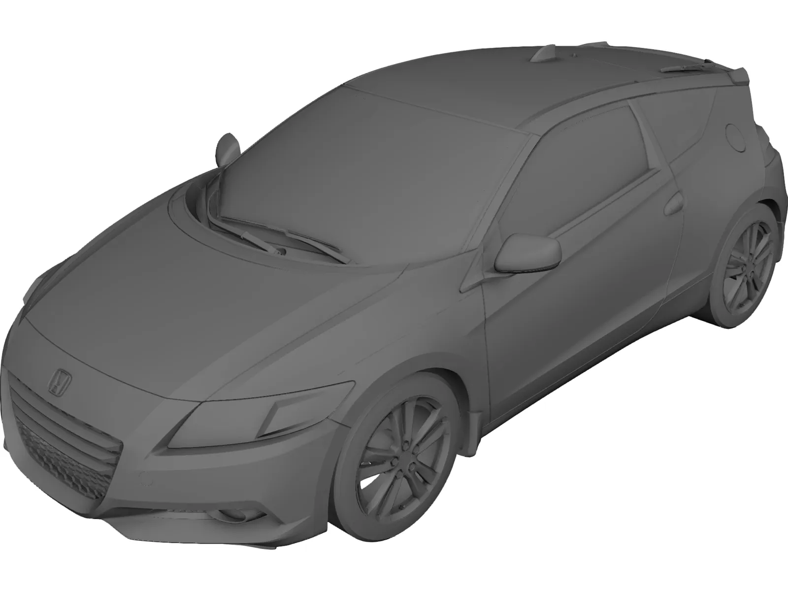 Honda CR-Z (2010) 3D Model main preview