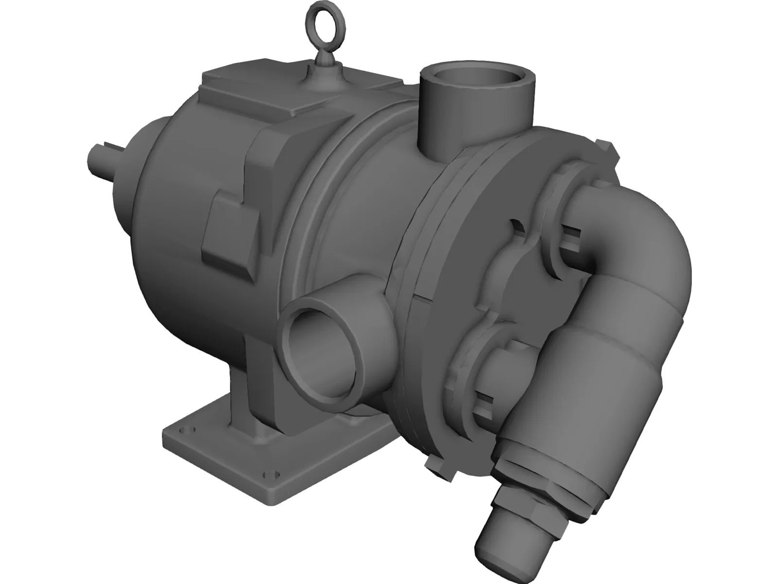 Viking Hydraulic Motor 3D Model main preview