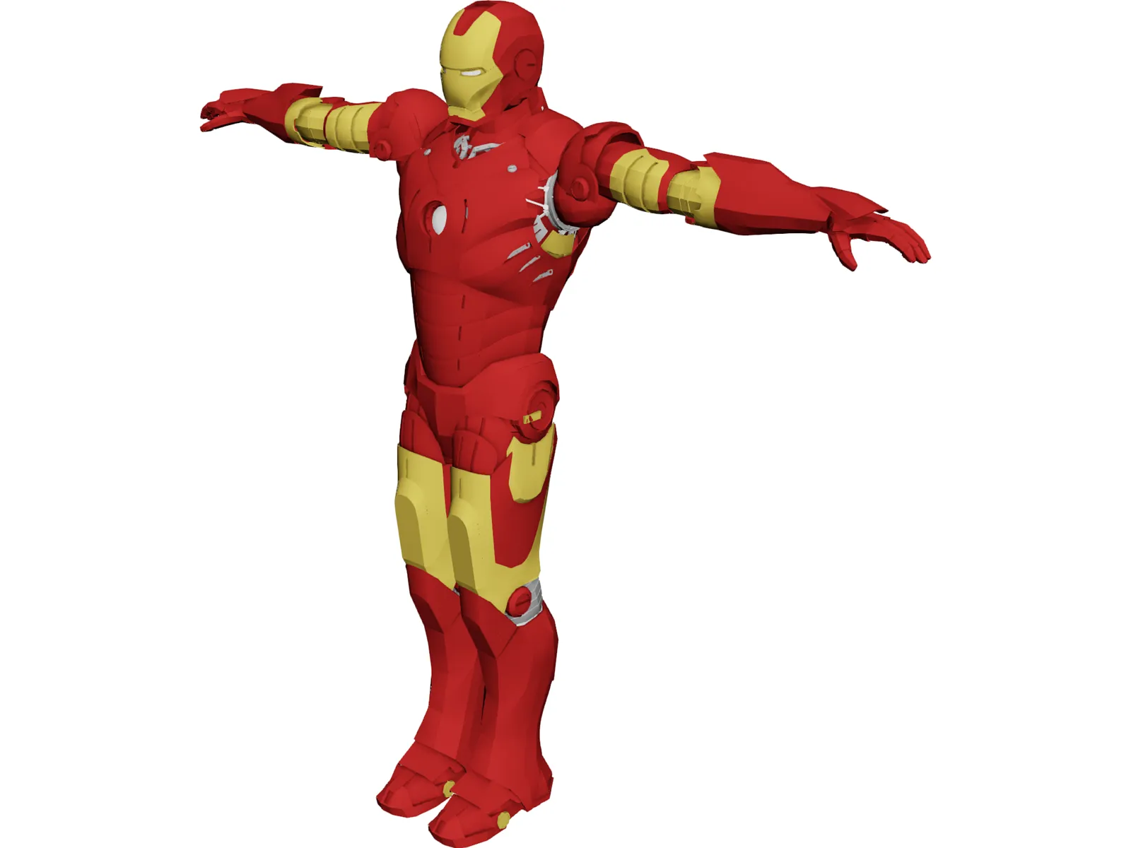 Iron Man 3D Model main preview
