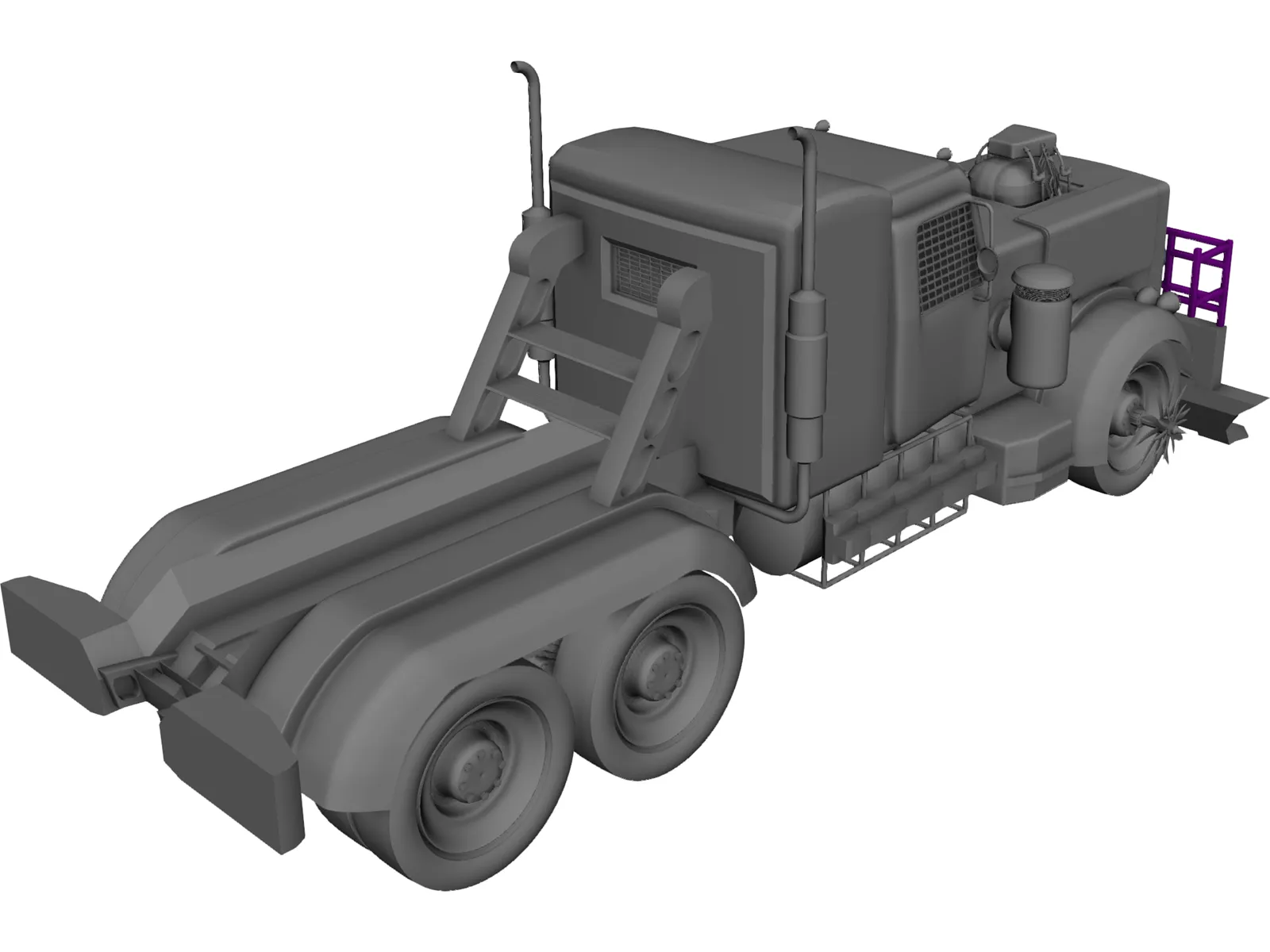 Peterbilt 359 Monster 3D Model main preview