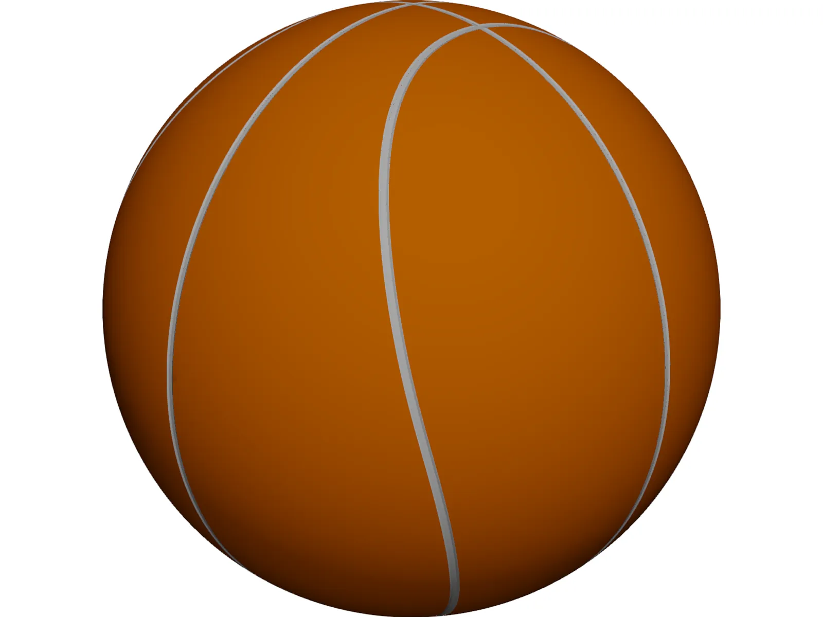Basketball 3D Model main preview