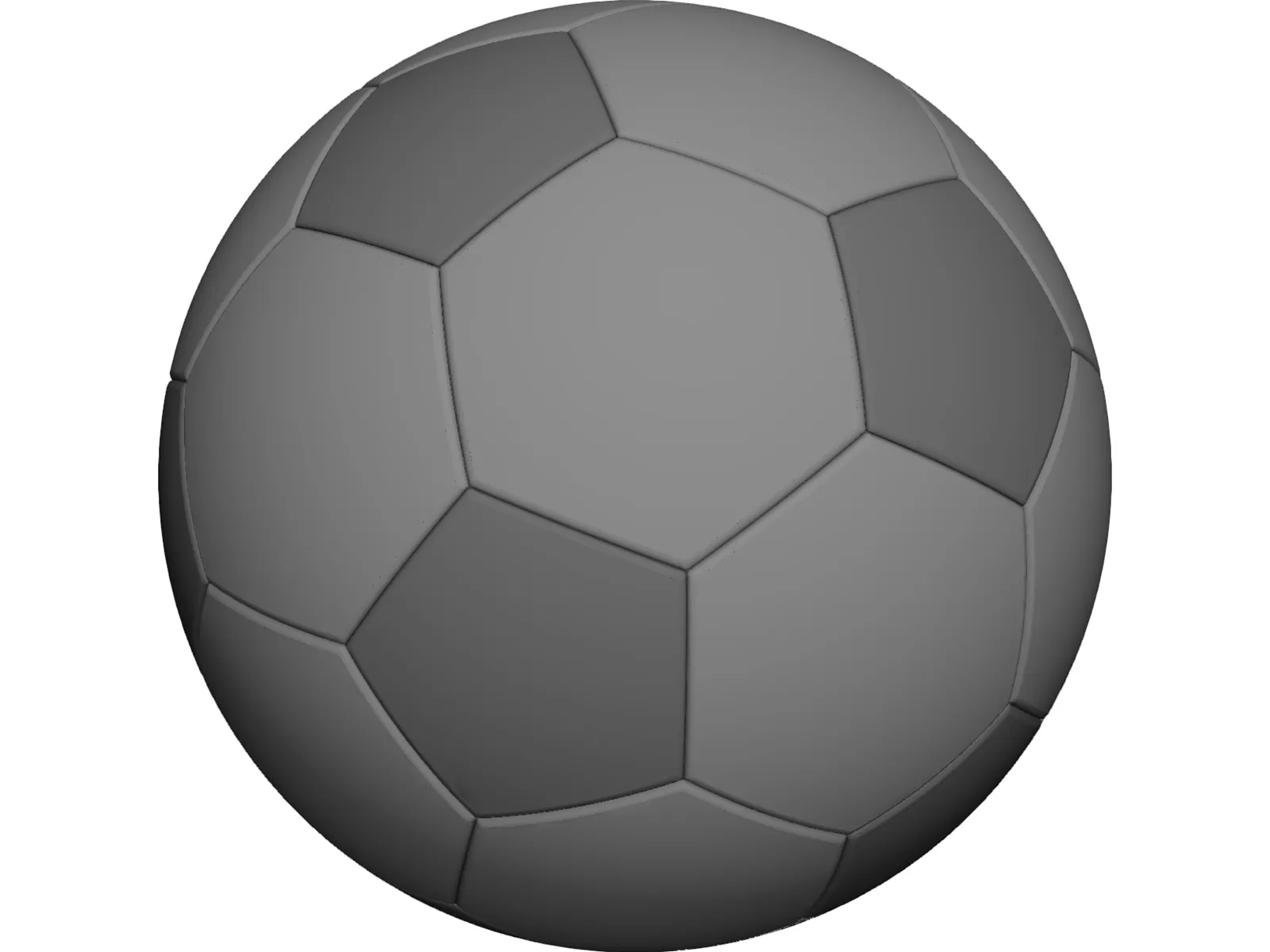 Soccer Ball 3D Model main preview