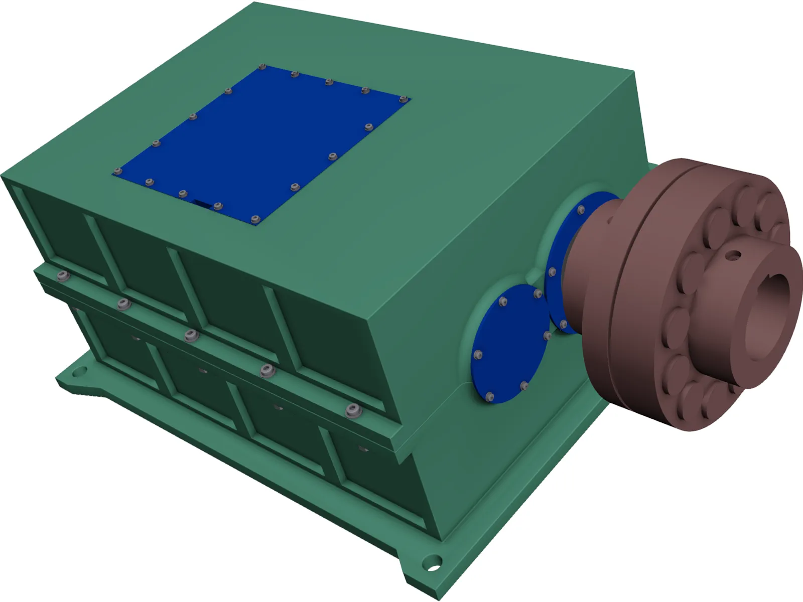 Gear Box 3D Model main preview