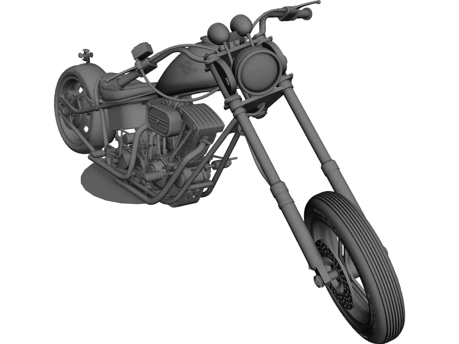 Harley-Davidson 3D Model main preview