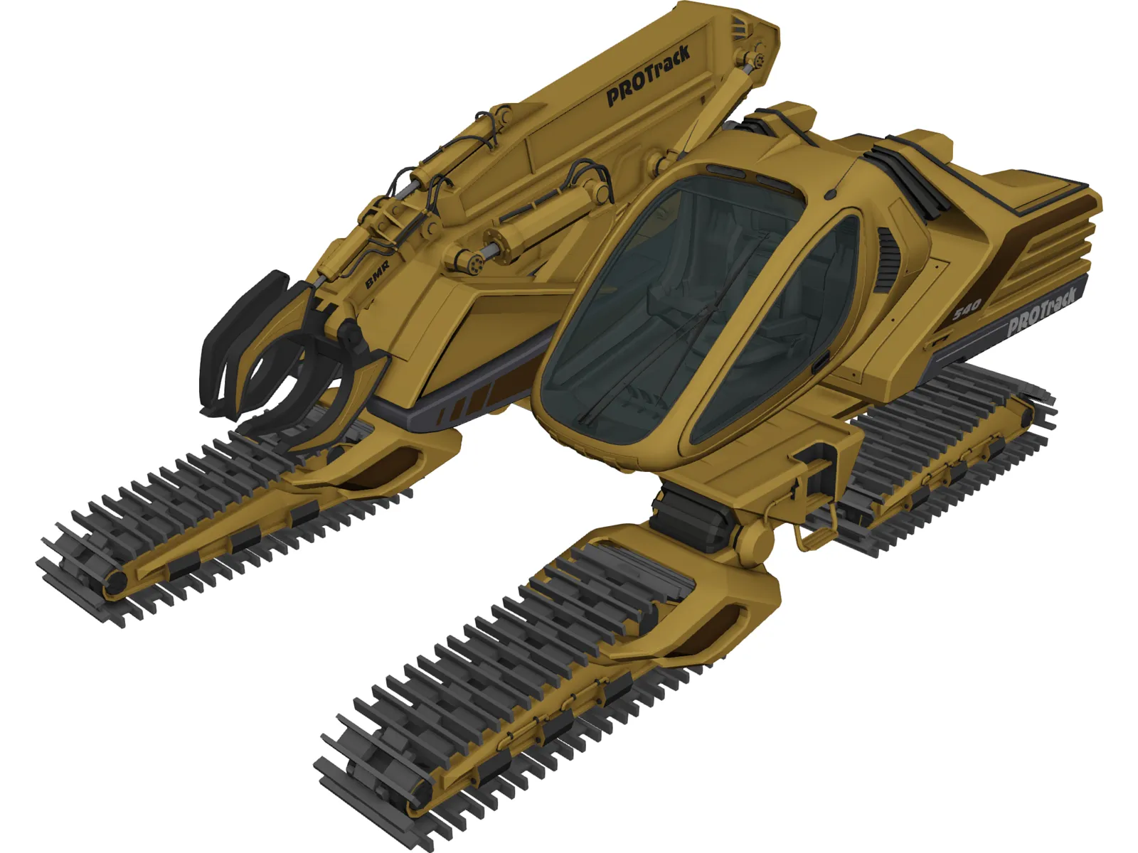 PROTrack 540 3D Model main preview