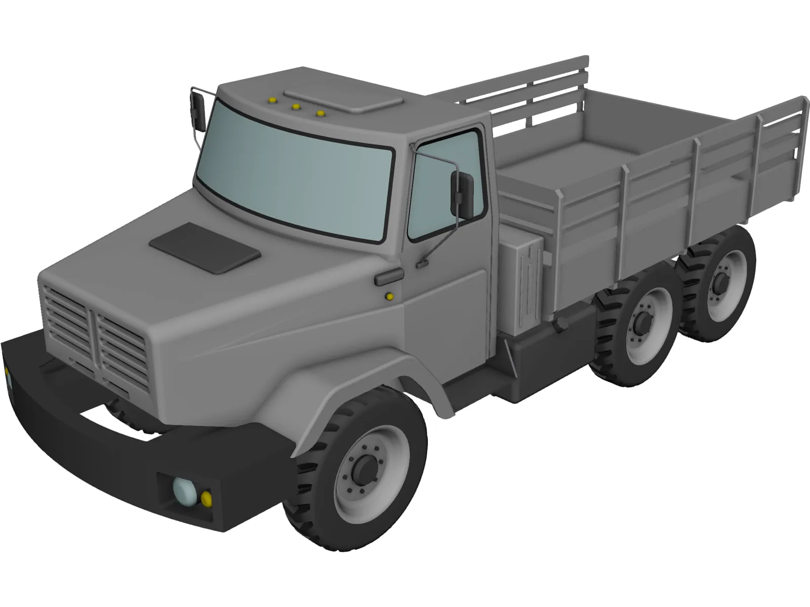 ZIL 433440 3D Model main preview