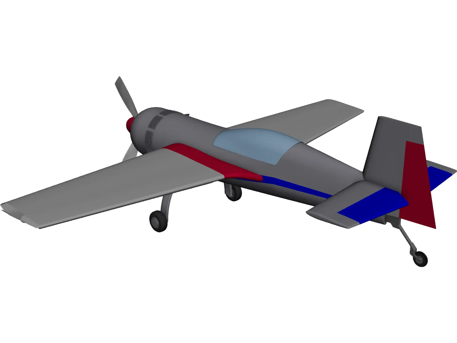 Sukhoi Su-26 3D Model main preview