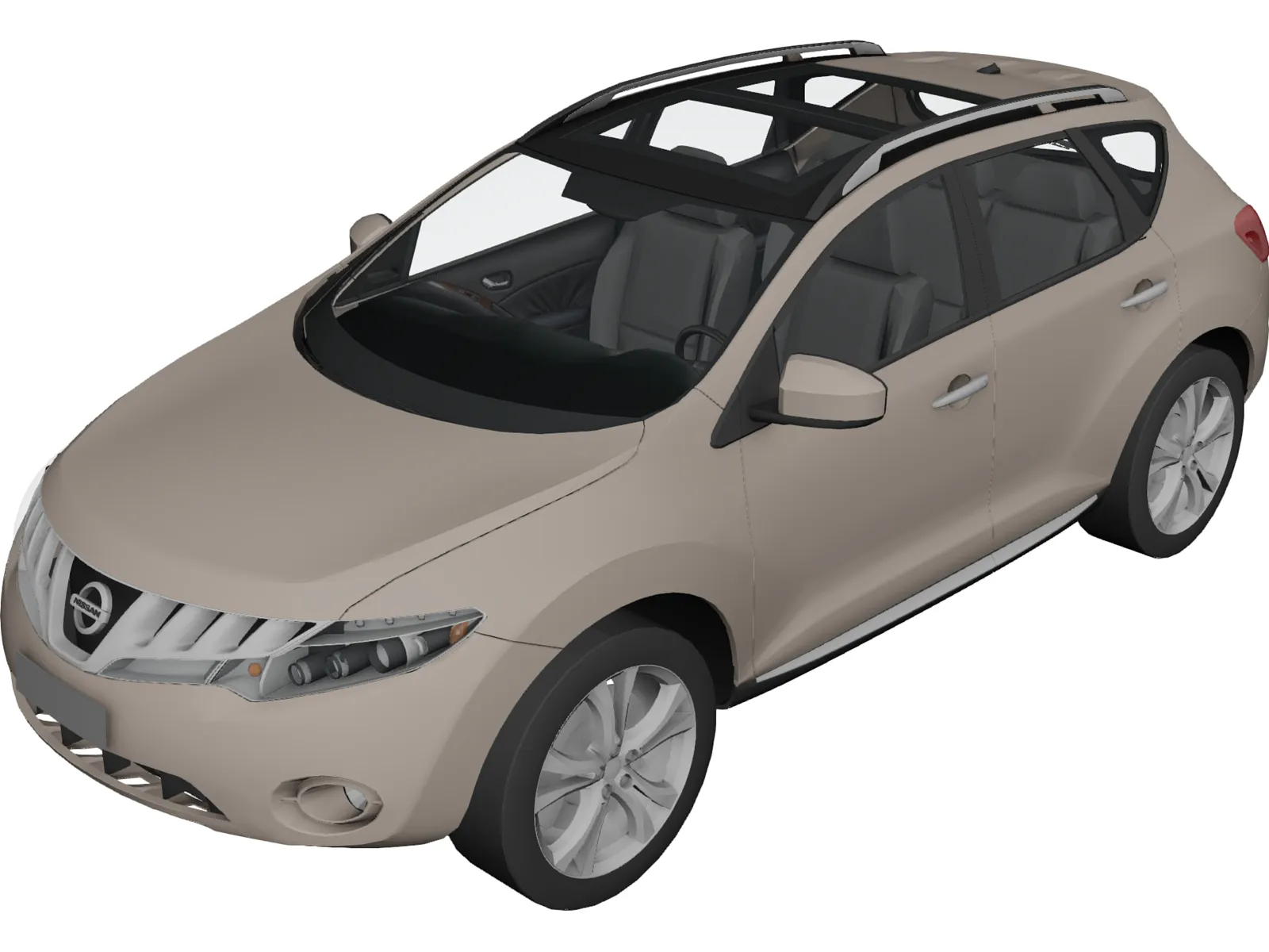 Nissan Murano (2009) 3D Model main preview