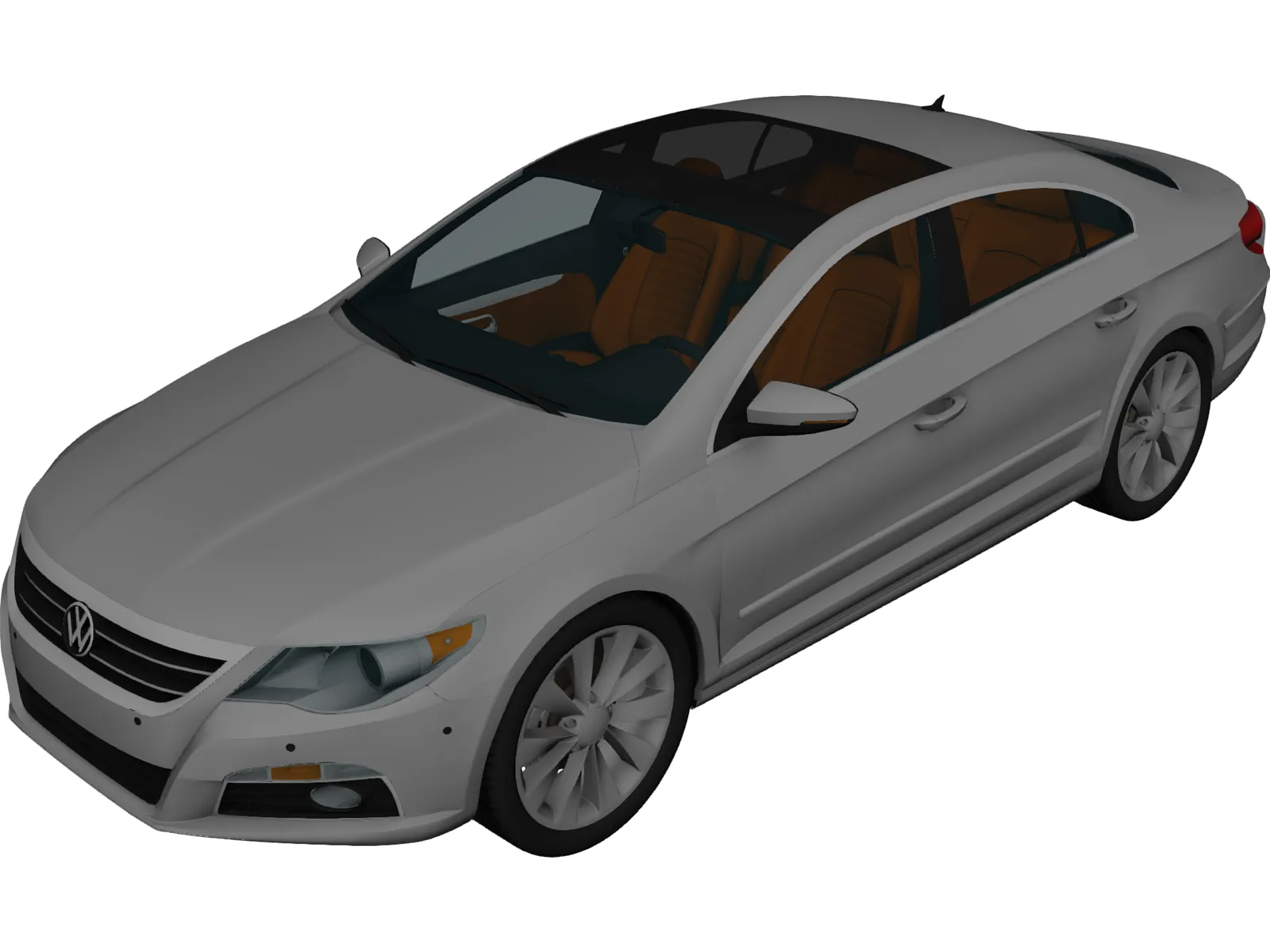 Volkswagen Passat CC 3D Model main preview