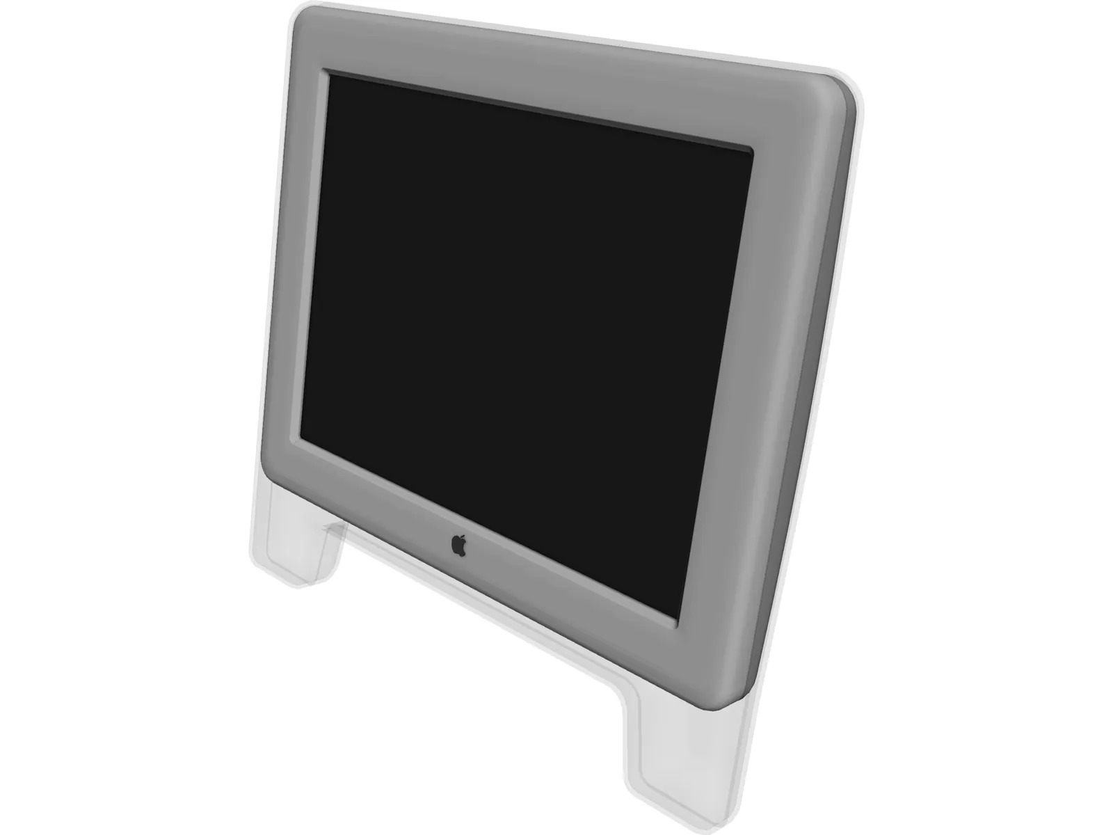 Apple iMac Monitor 3D Model main preview