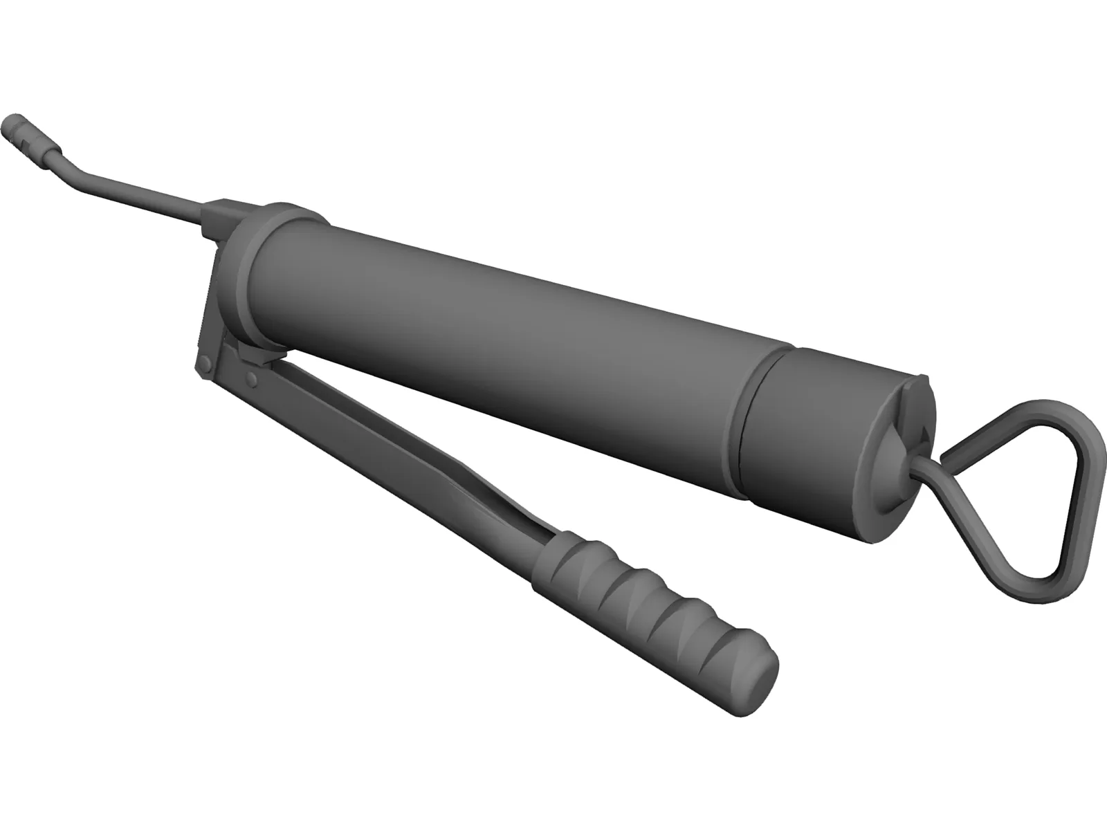 Grease Gun 3D Model main preview