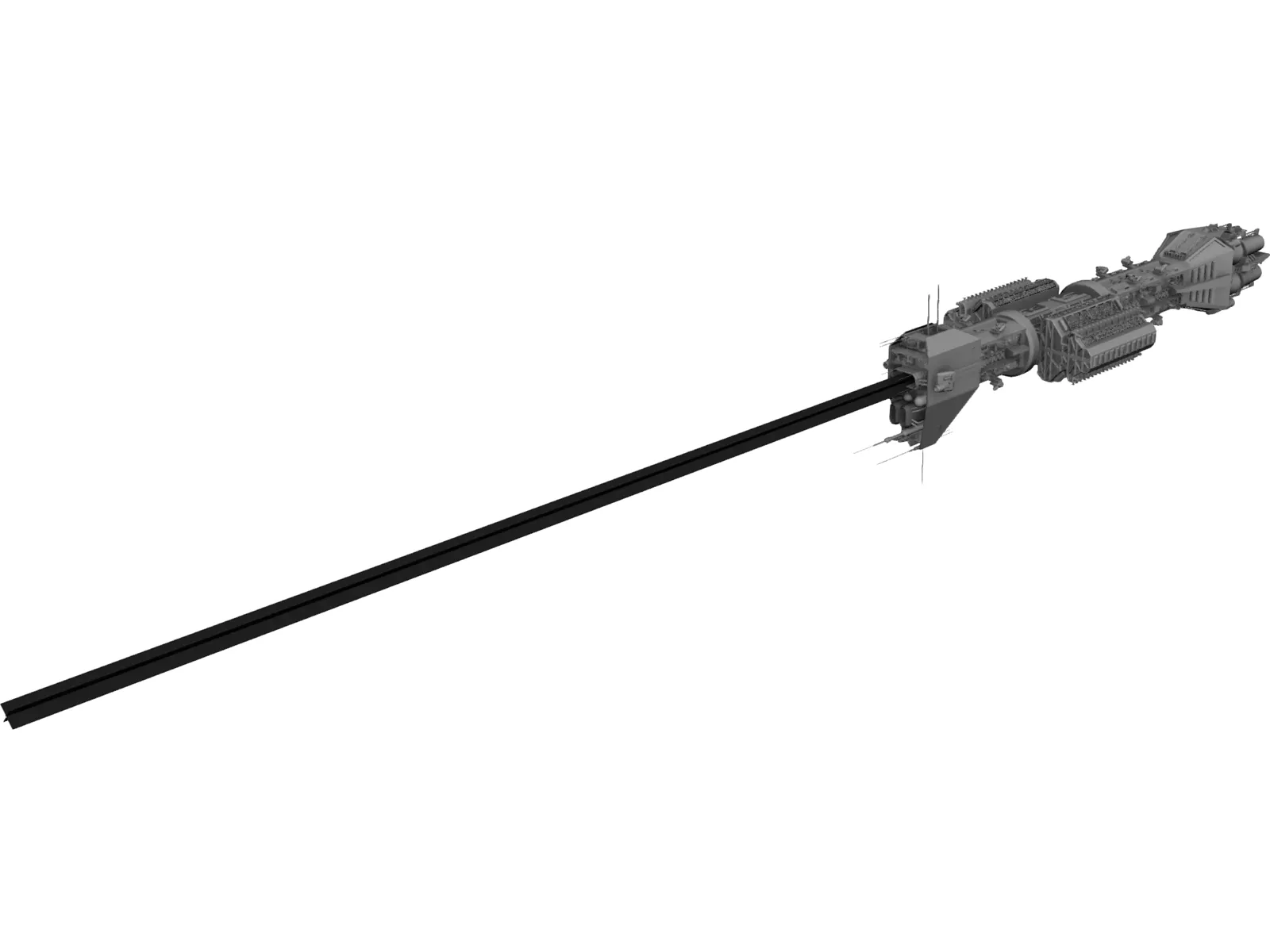 Babylon 5 Omega Class Destroyer 3D Model main preview