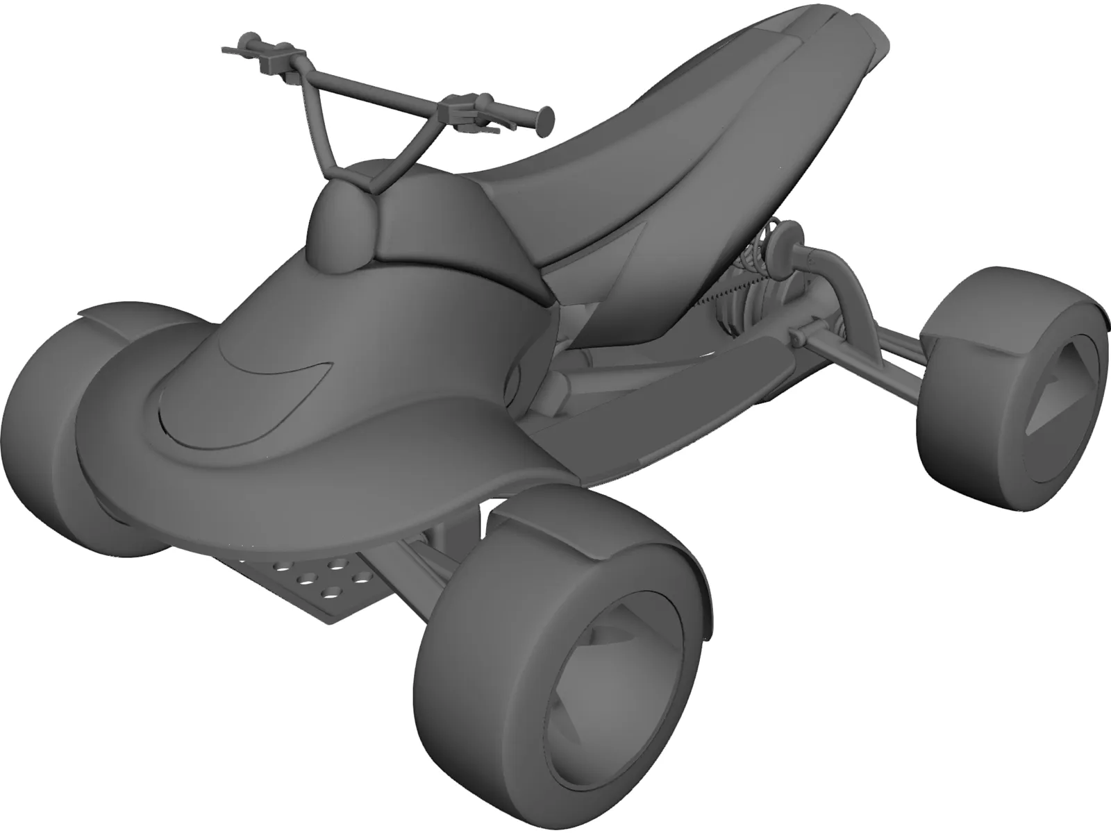 Quad Concept 3D Model main preview