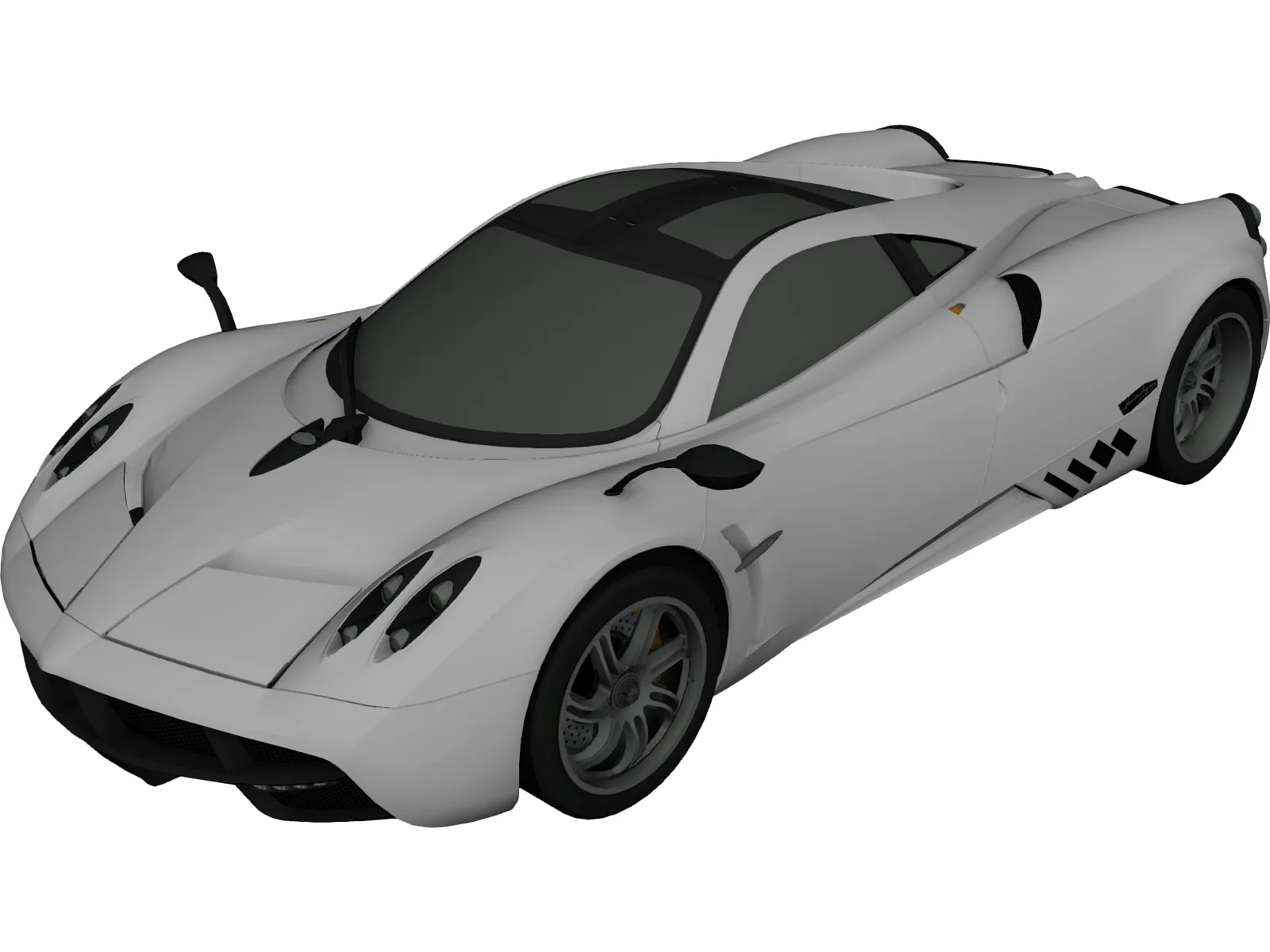 Pagani Huayra 3D Model main preview