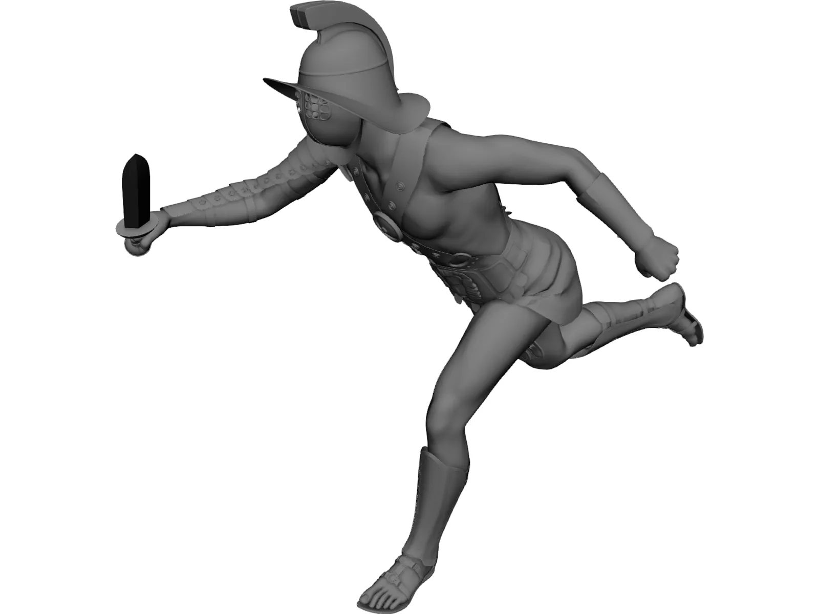 Gladiator 3D Model main preview