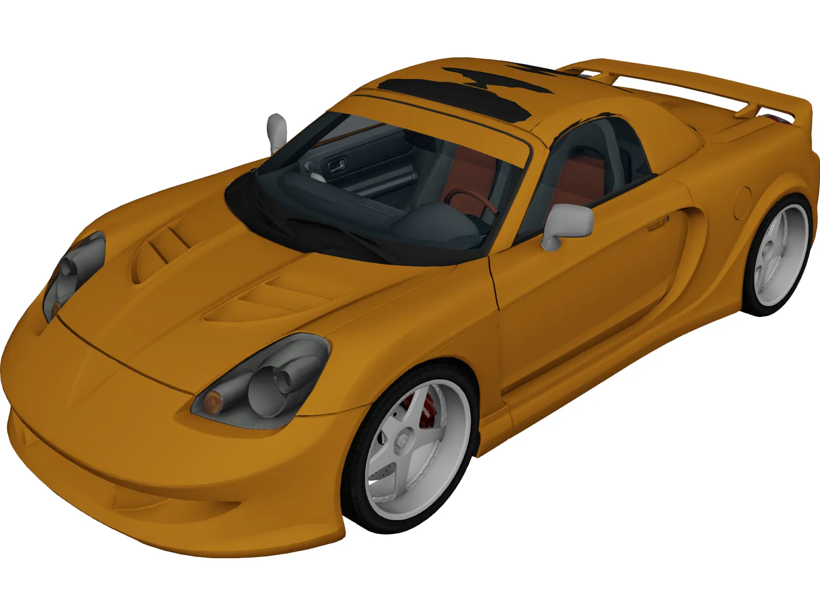 Toyota MRS Veilside 3D Model main preview