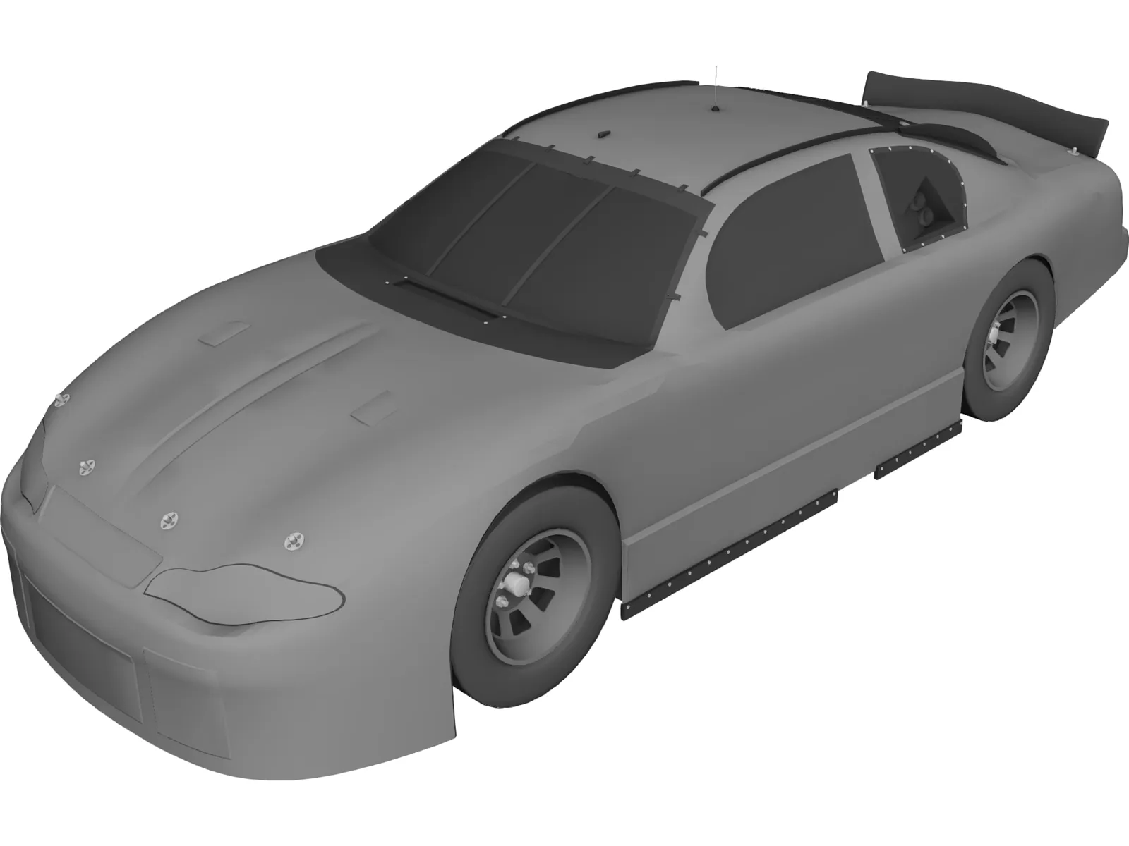 NASCAR Stock Car 3D Model main preview
