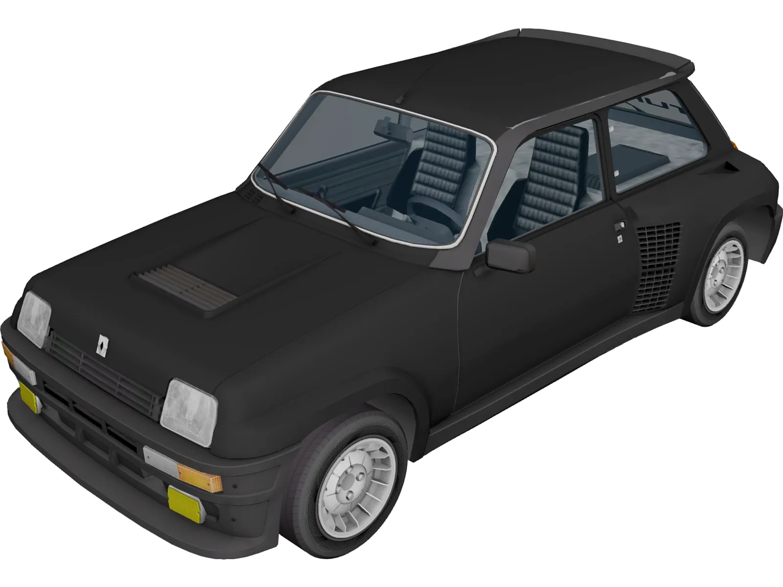 Renault 5 3D Model main preview