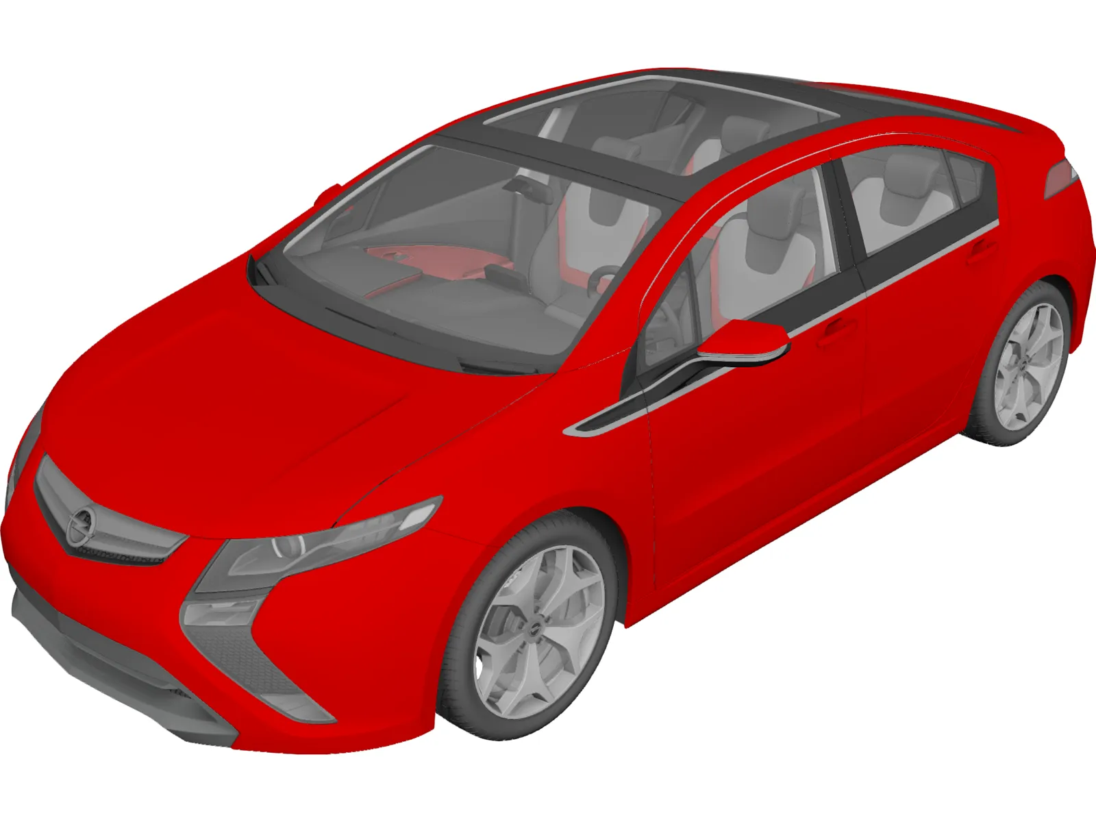Opel Ampera 3D Model main preview
